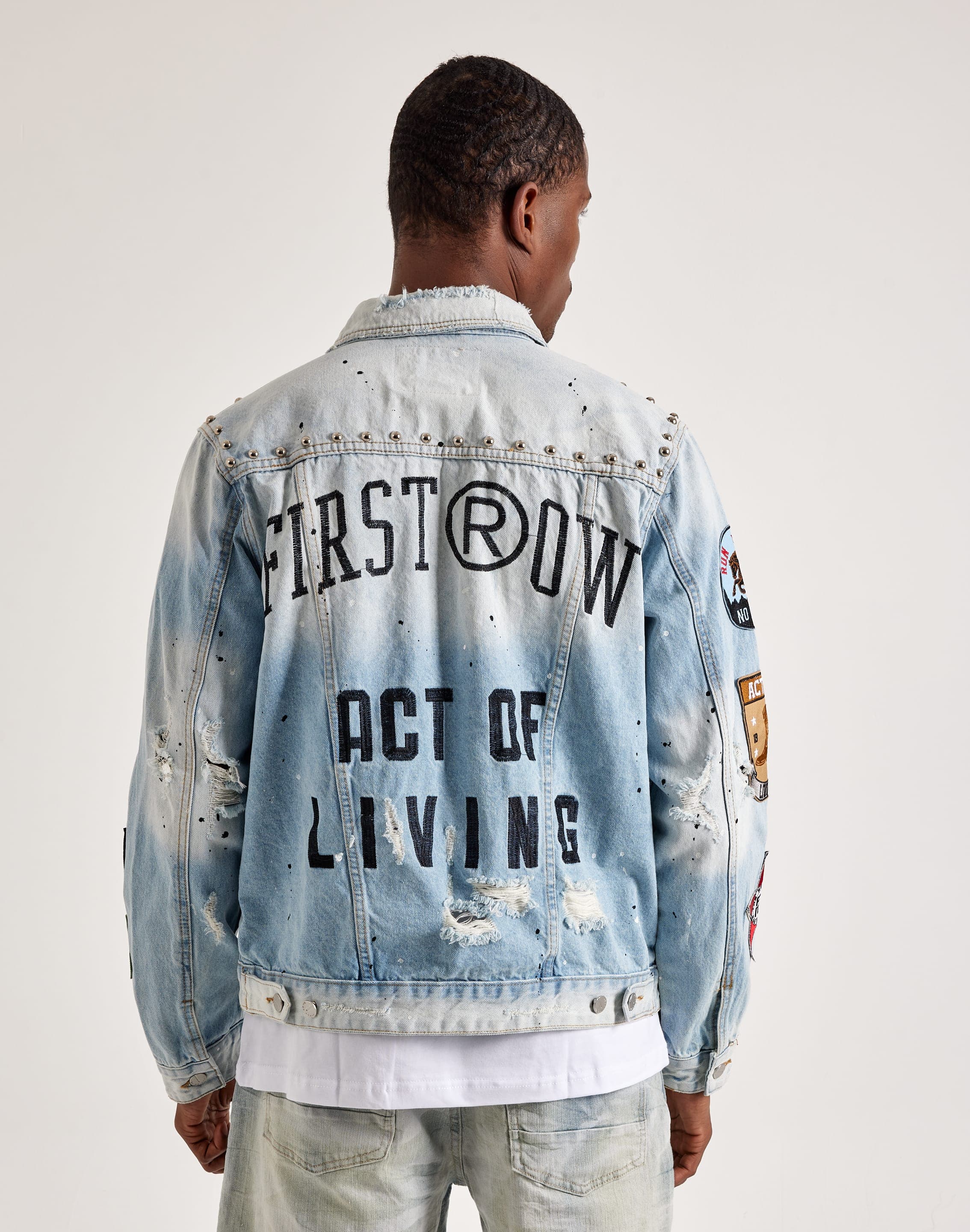 First Row Washed Denim Jacket