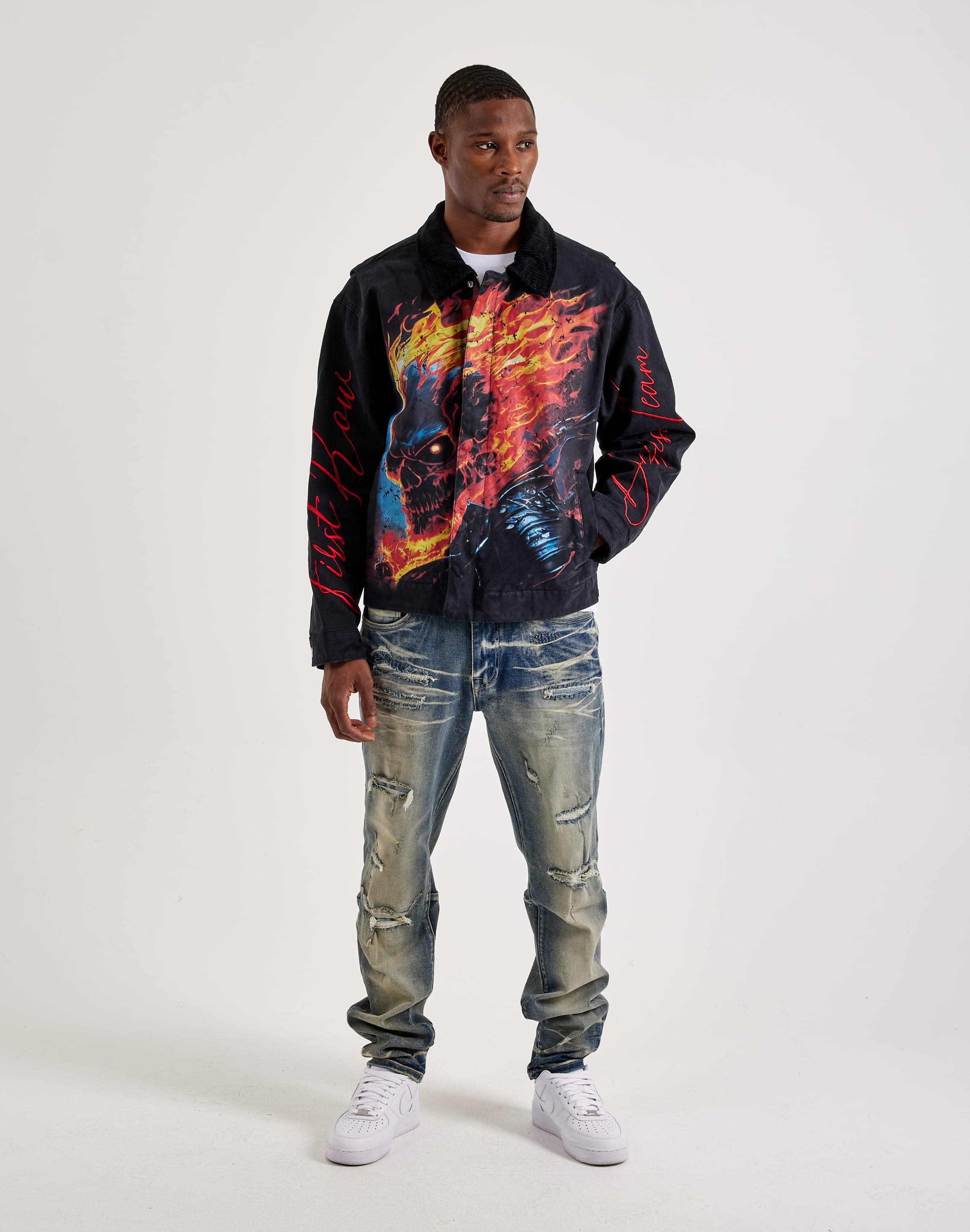 First Row Skull Workwear Jacket