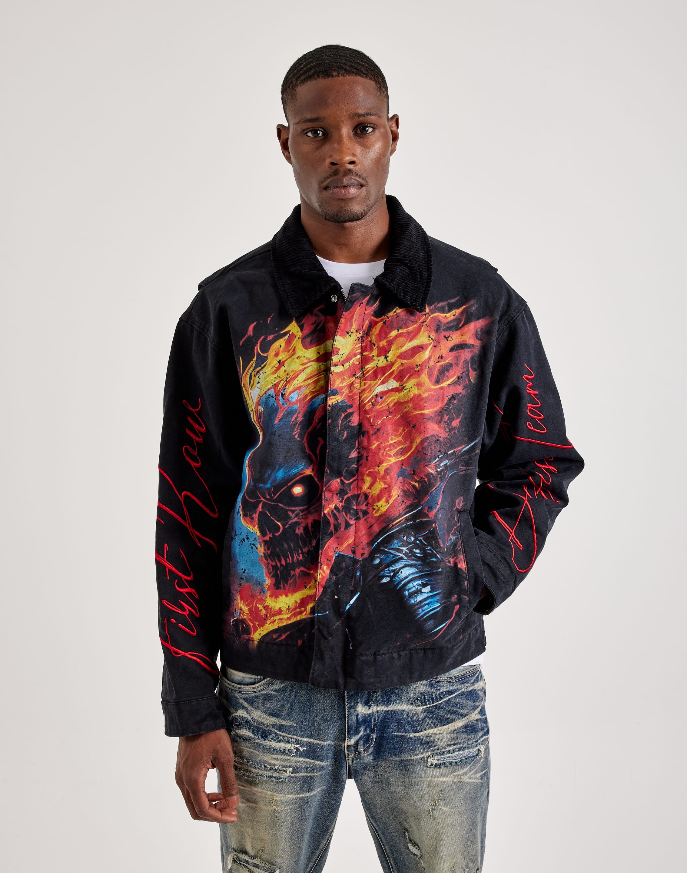 First Row Skull Workwear Jacket – DTLR