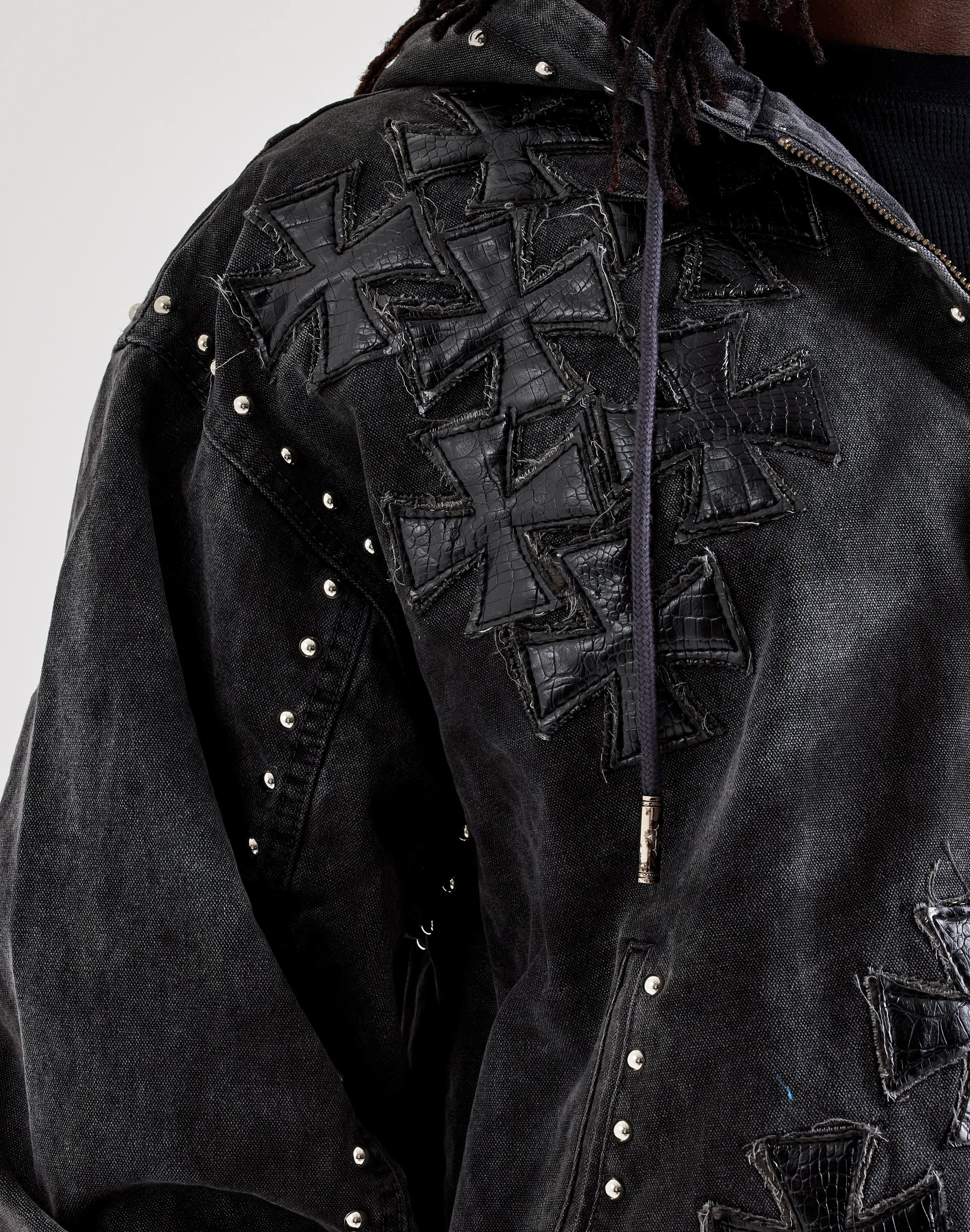 Photo of First Row Canvas Hooded Jacket