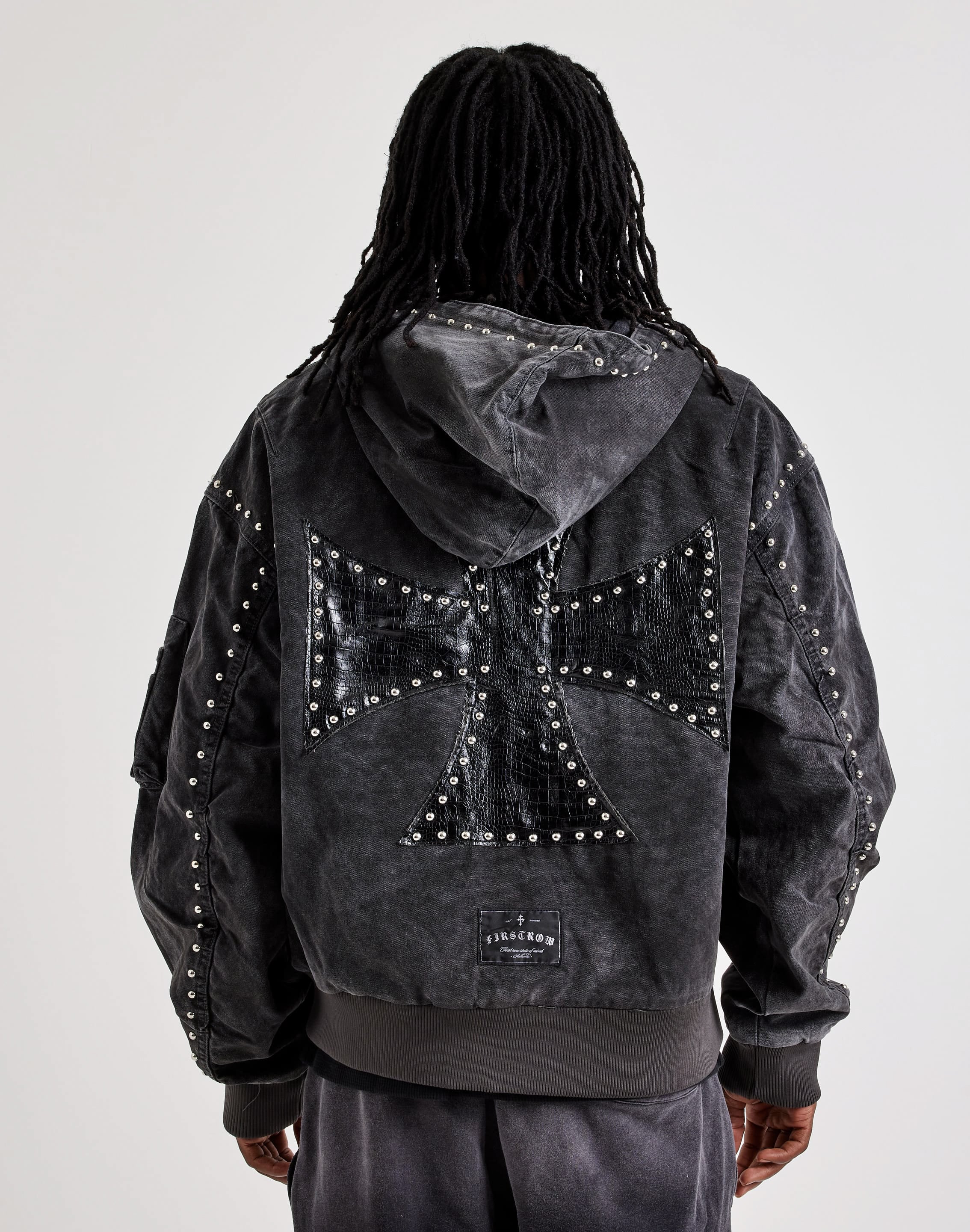 Photo of First Row Canvas Hooded Jacket