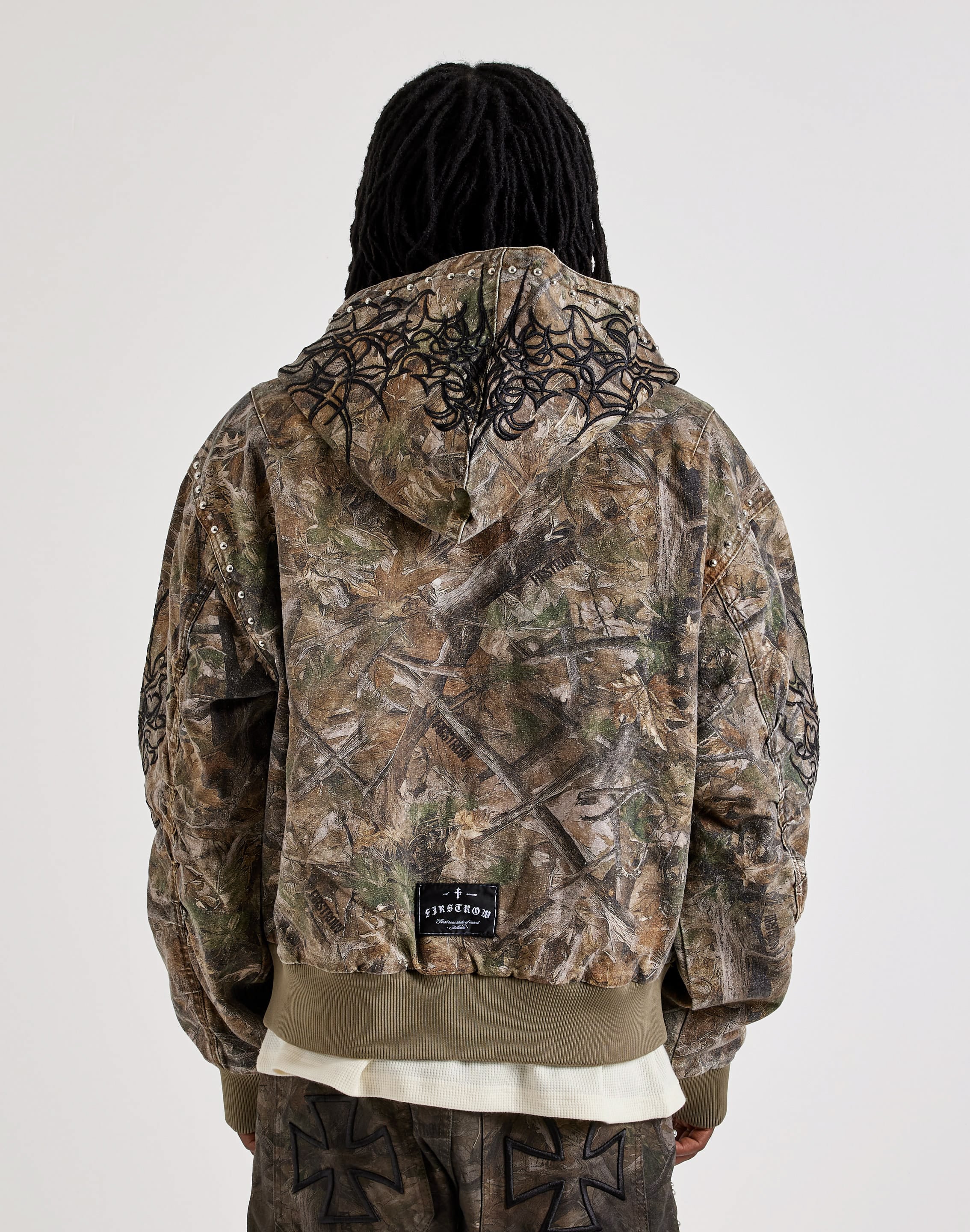 Photo of First Row Camo Canvas Hooded Jacket