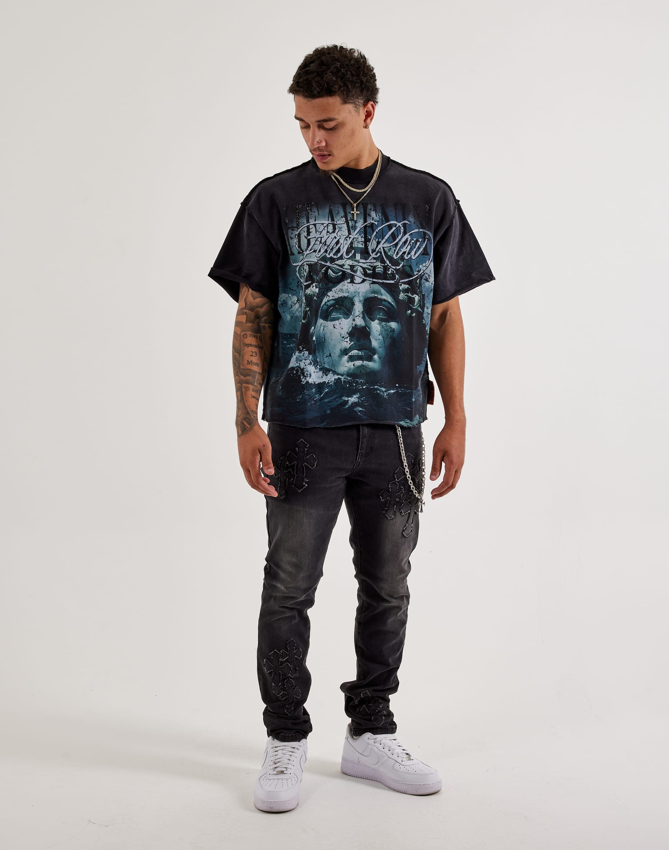 Photo of First Row Rising Rhinestone Tee