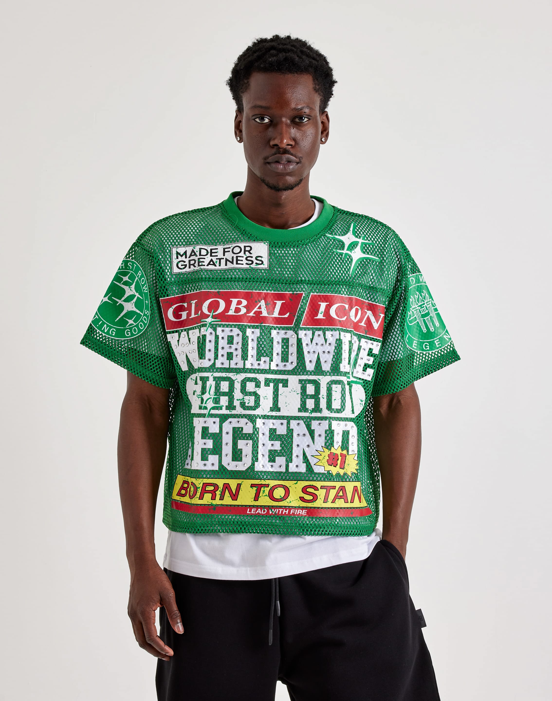 Photo of First Row Mesh Football Jersey