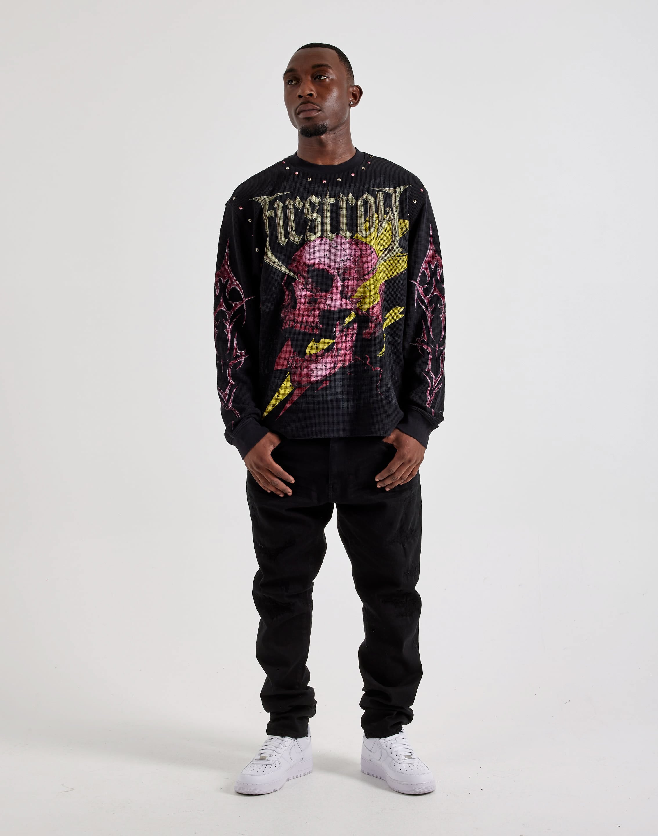 Photo of First Row Washed Long-Sleeve Thermal Shirt