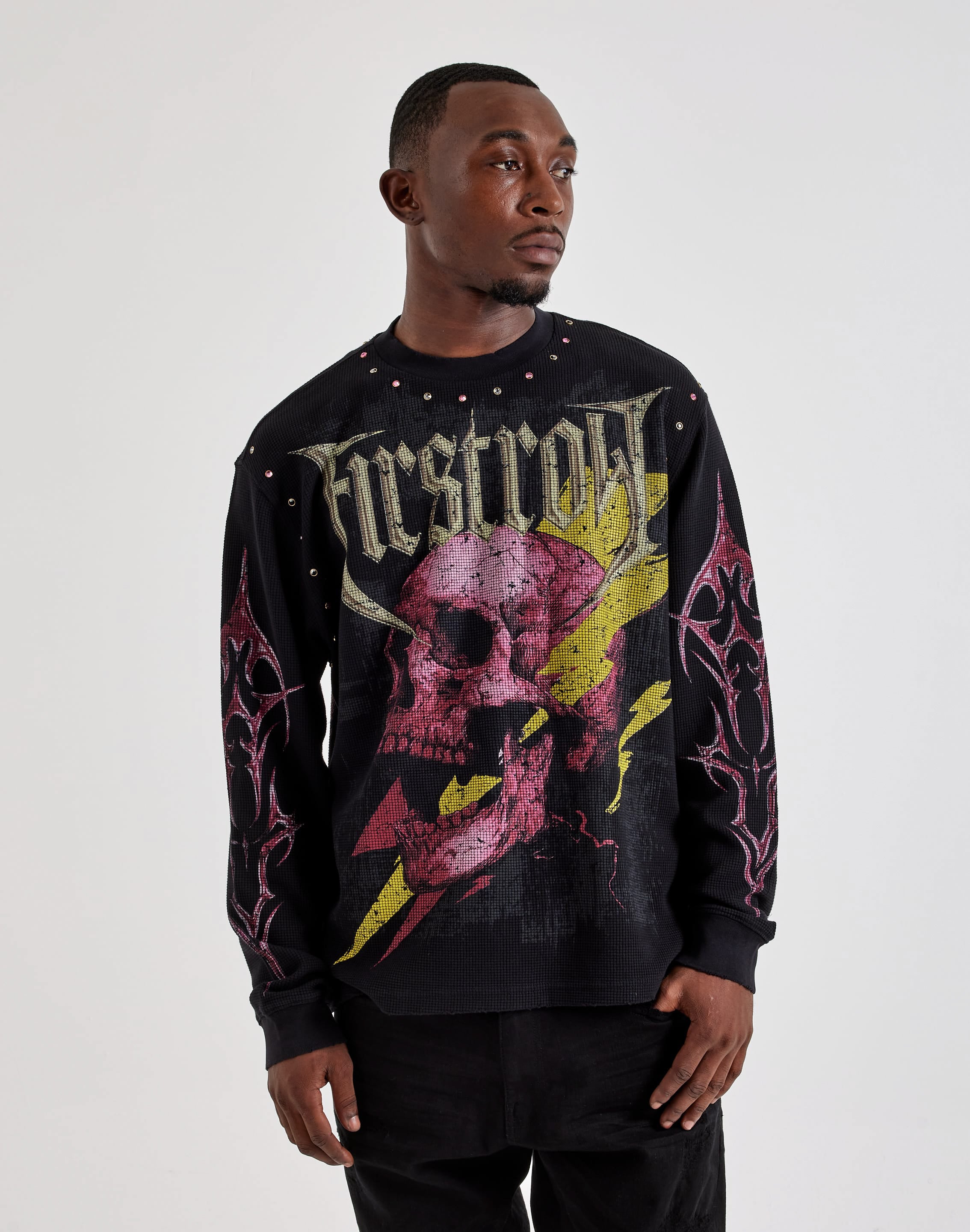 Photo of First Row Washed Long-Sleeve Thermal Shirt