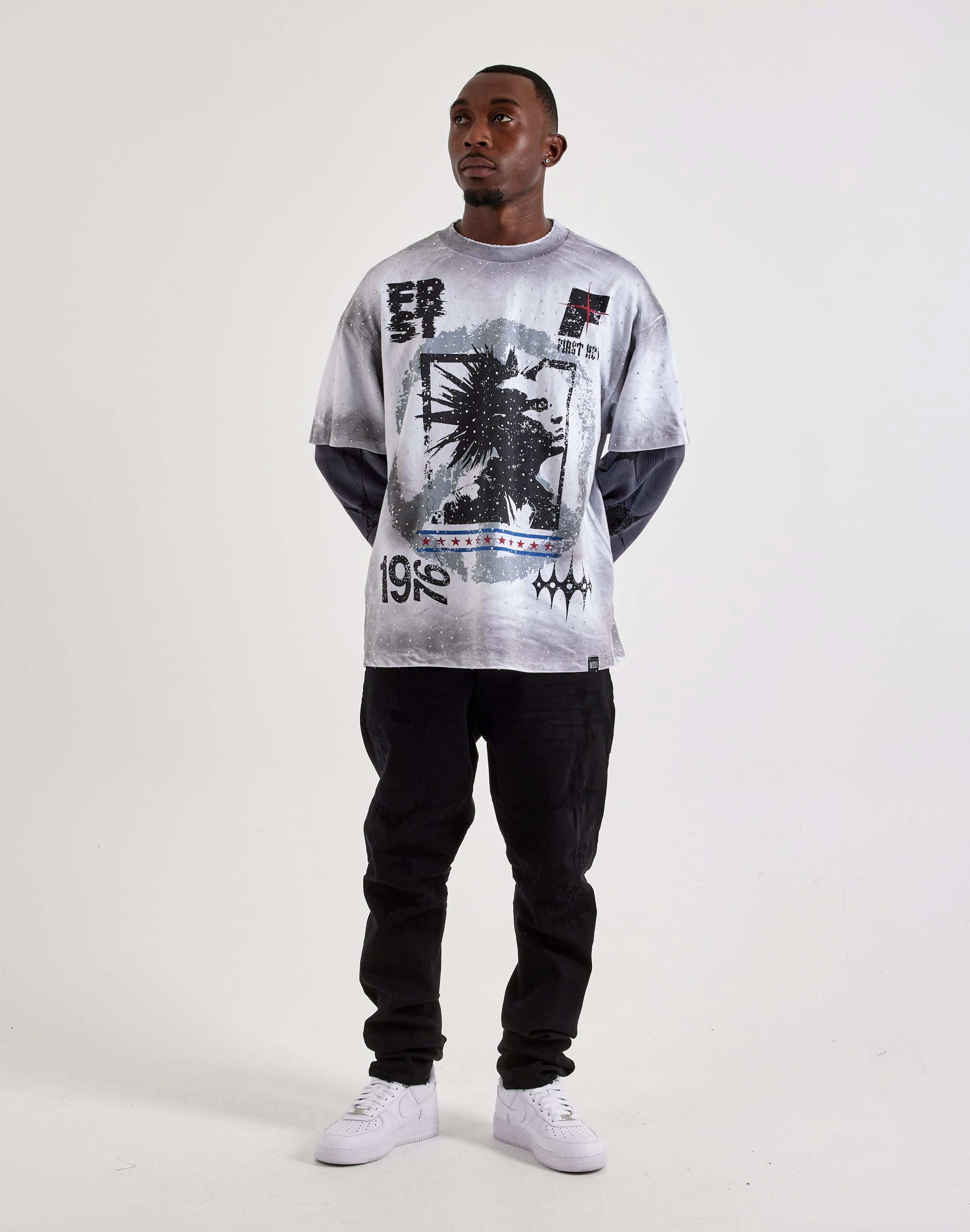 Photo of First Row Rockstar Washed Twofer Tee