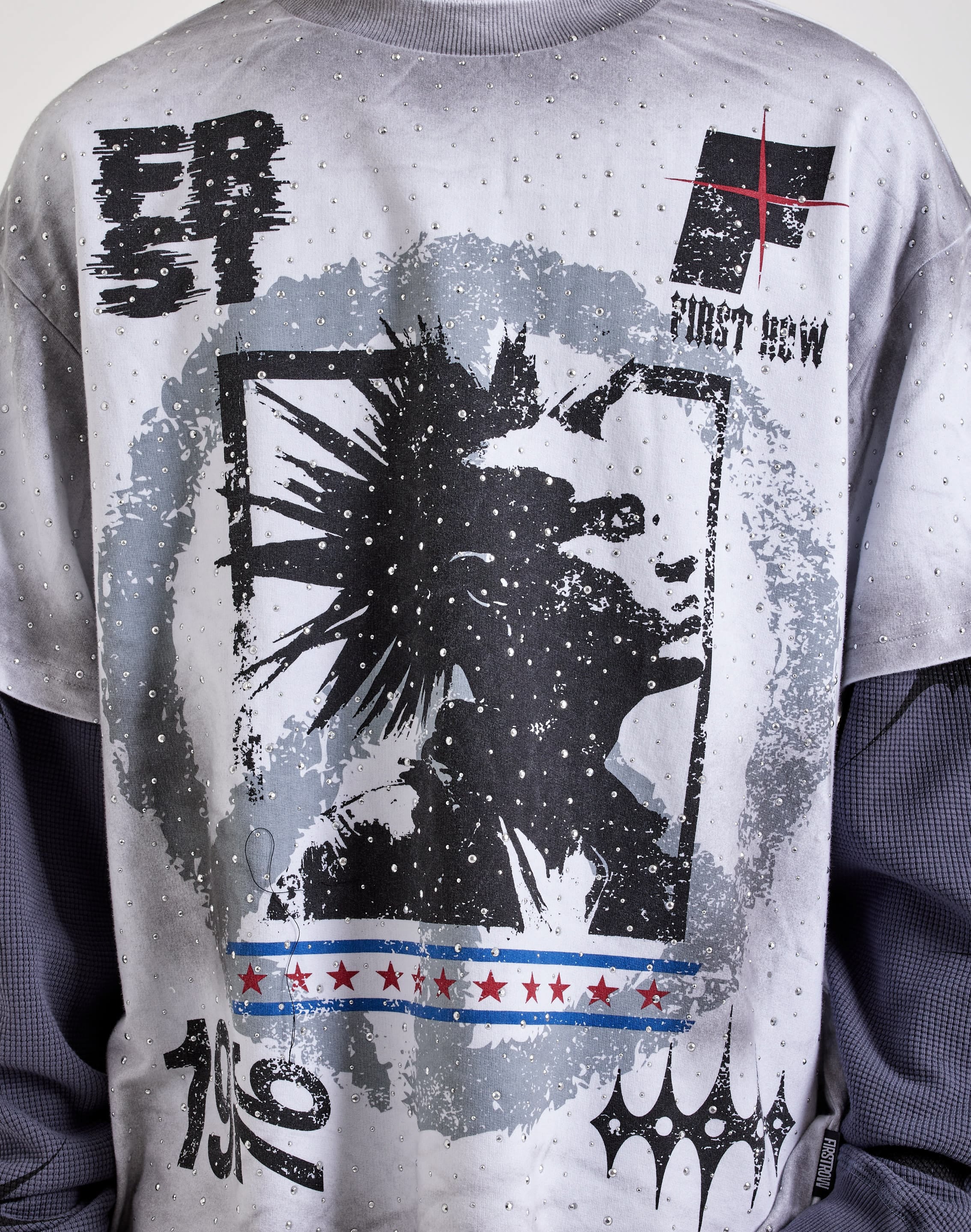 Photo of First Row Rockstar Washed Twofer Tee