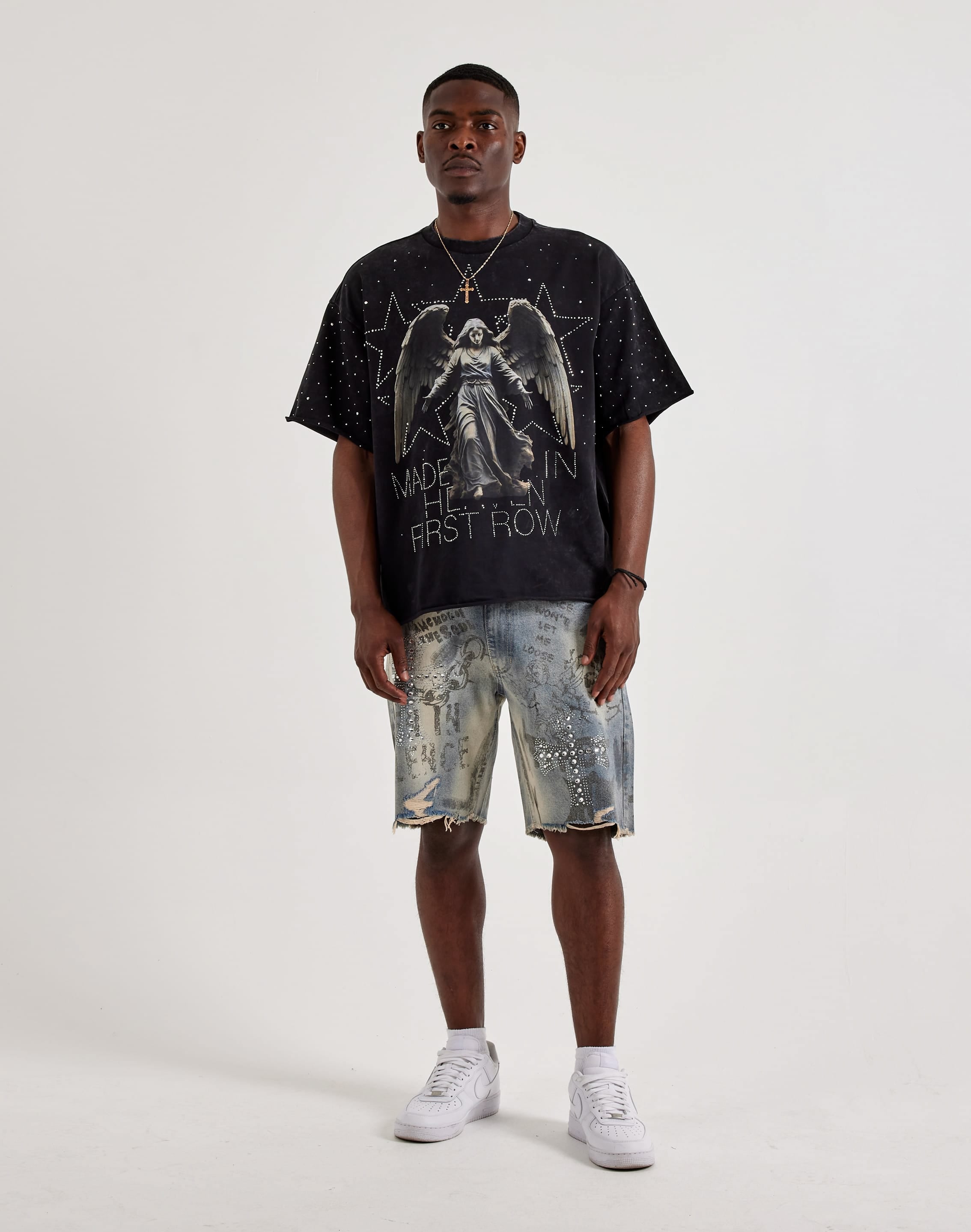 Photo of First Row Made In Heaven Rhinestone Tee