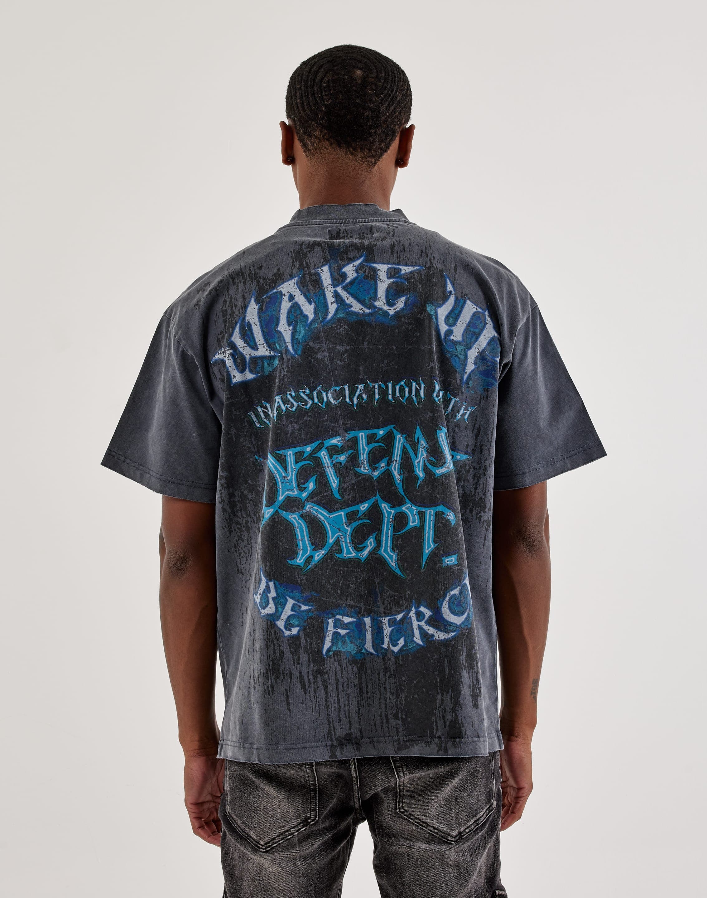 First Row Wake Up Rhinestone Tee
