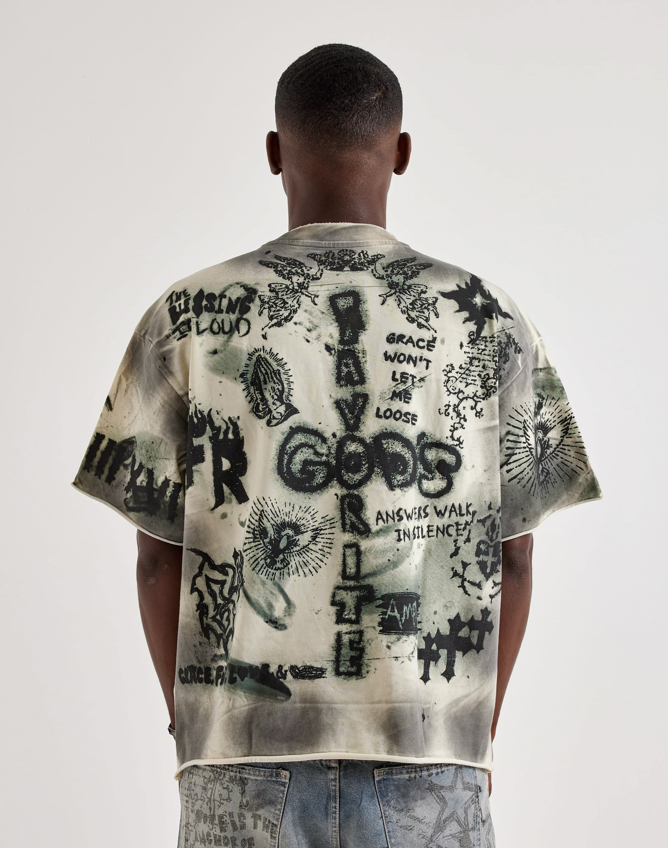 Photo of First Row Forever Silence Rhinestone Tee