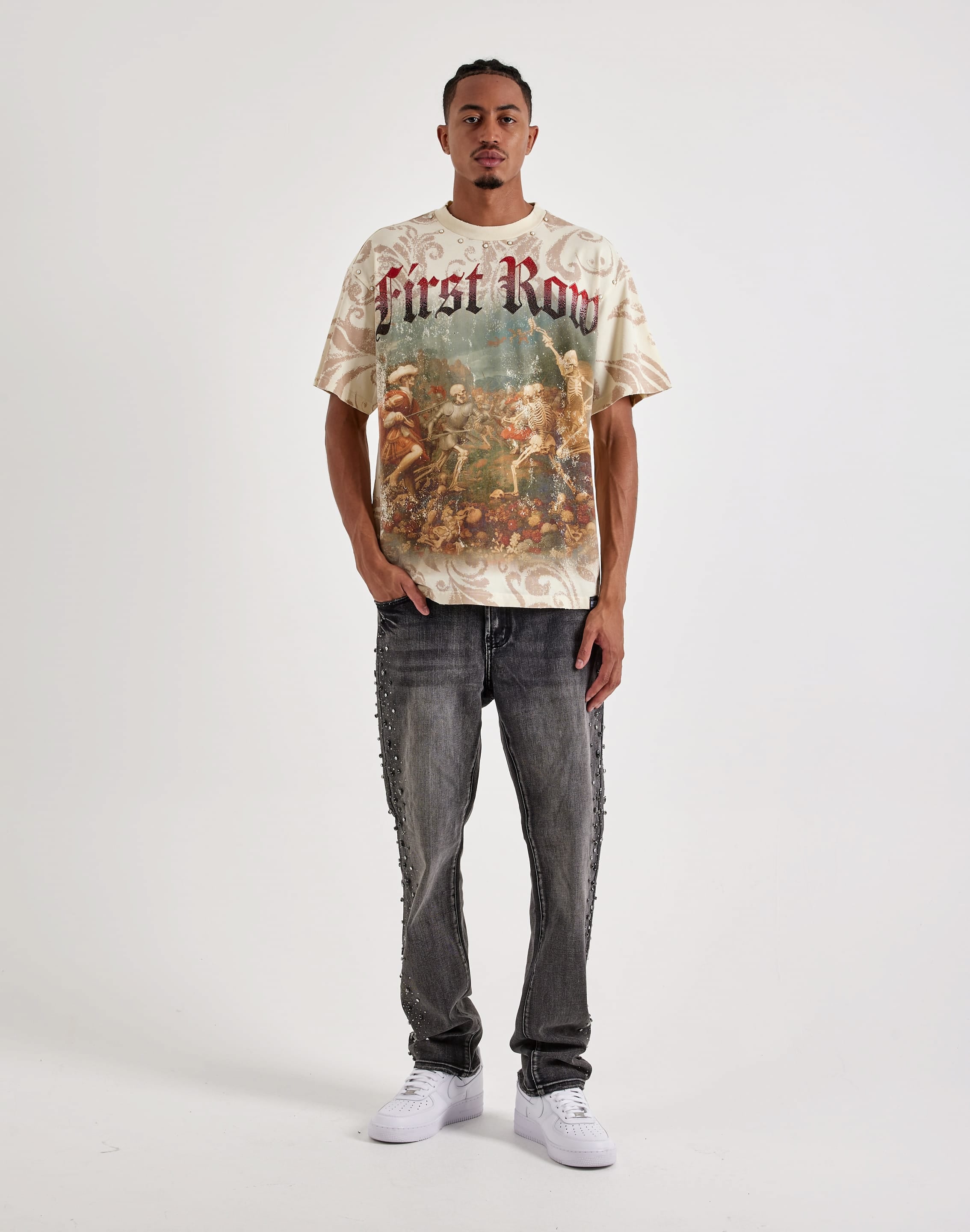 Photo of First Row Die Hard Rhinestone Tee