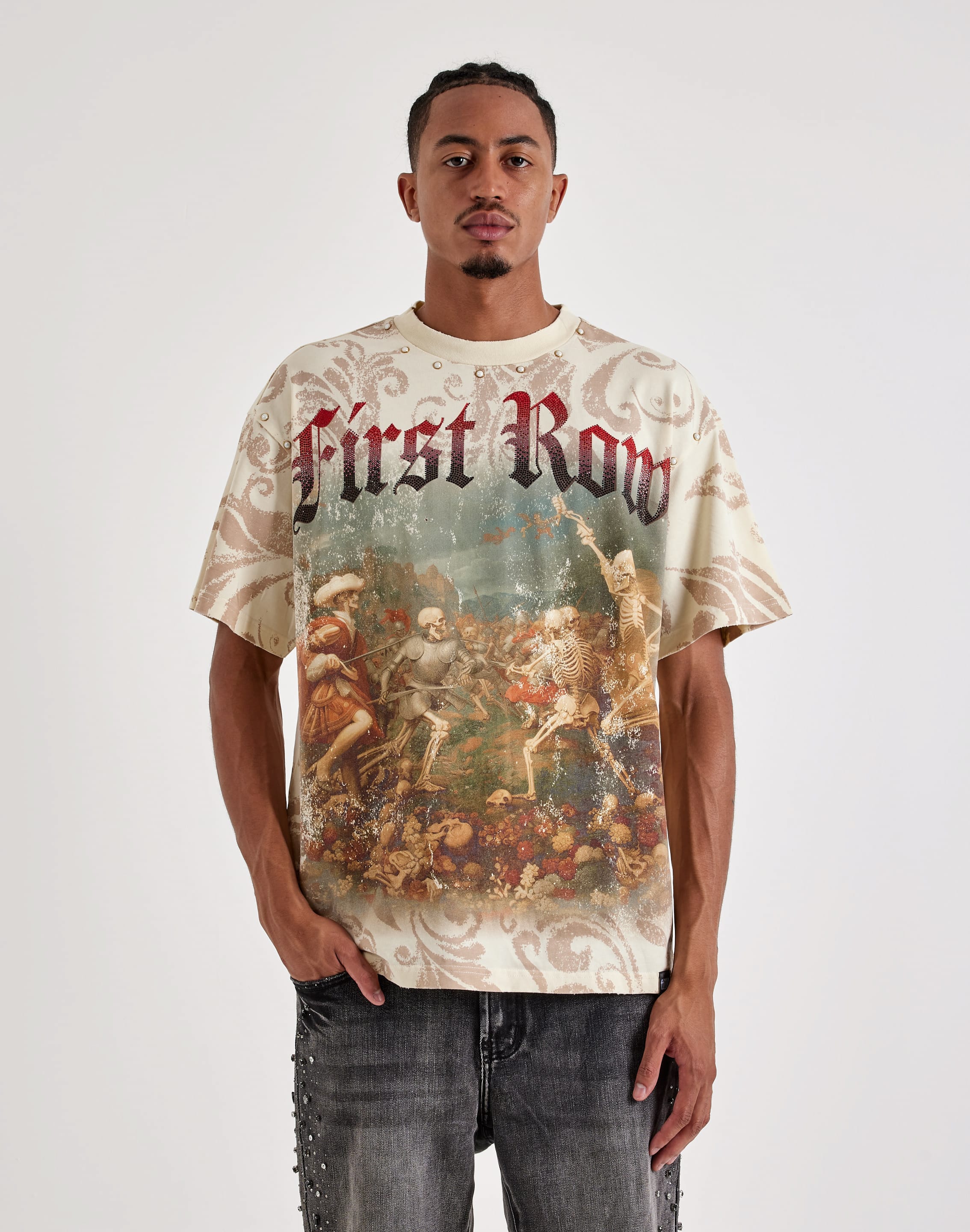 Photo of First Row Die Hard Rhinestone Tee