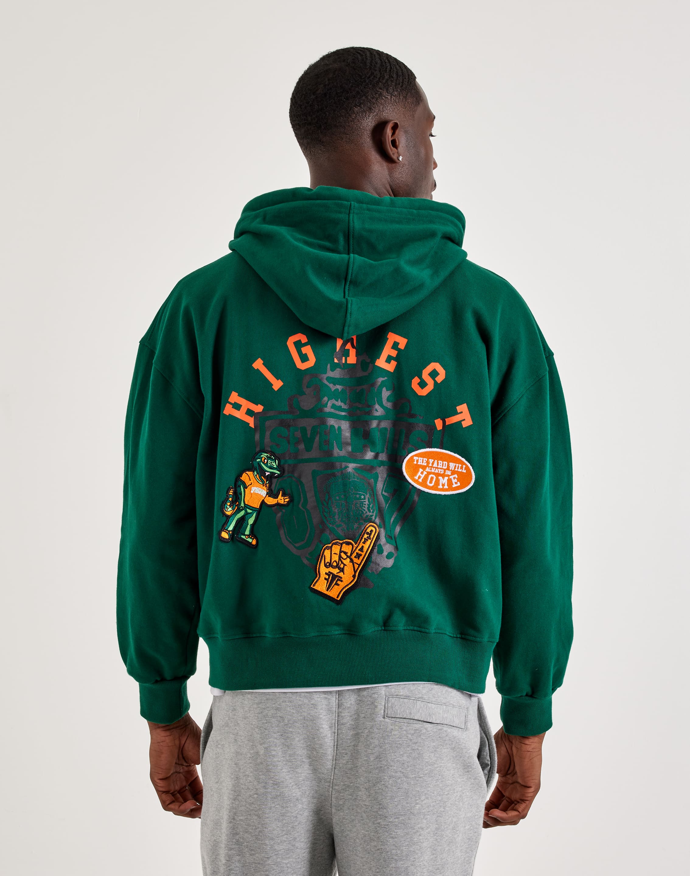 For The Fan Florida A&M University Seven Hills Honor Full-Zip Fleece Hoodie