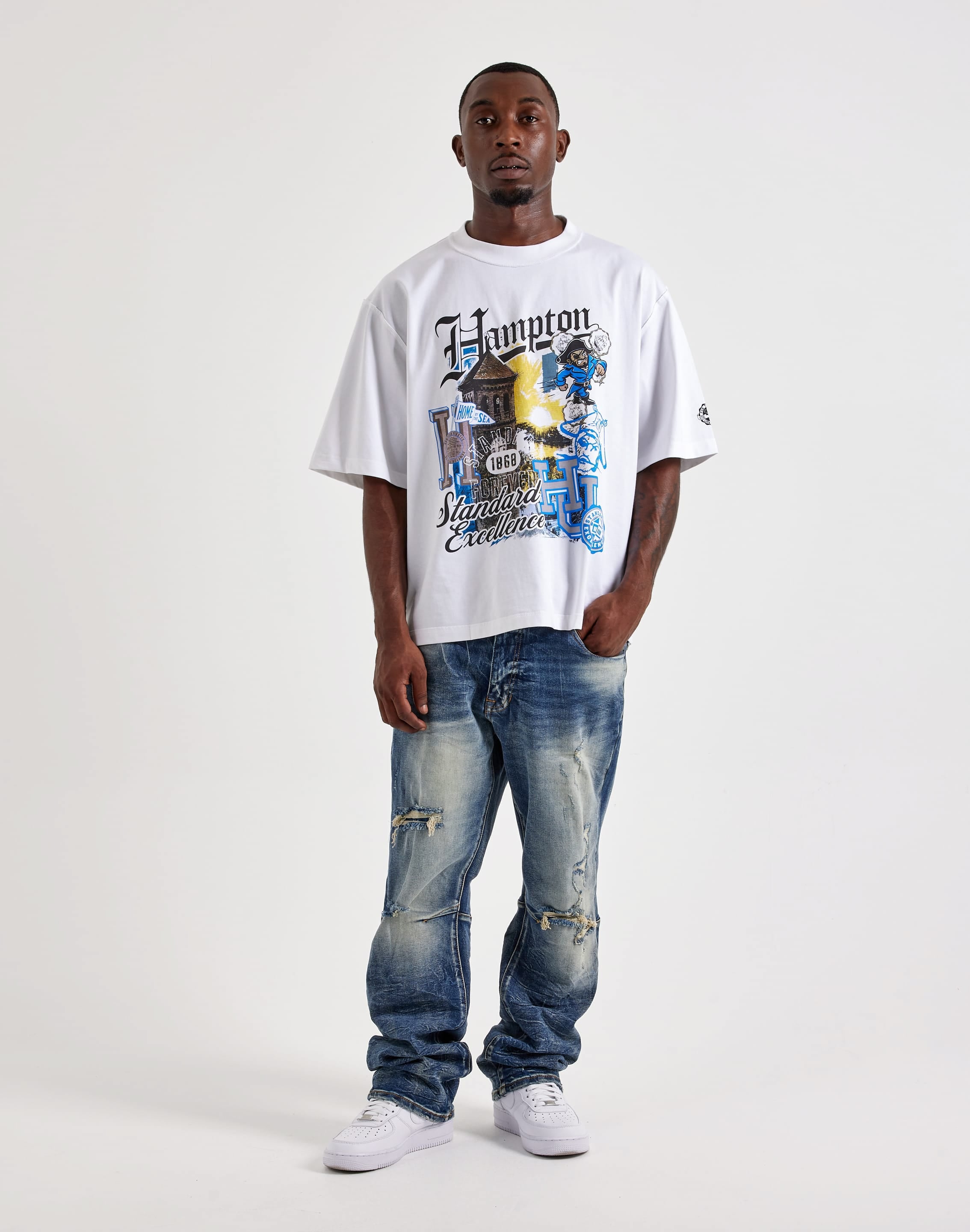 For The Fan Hampton University Tee, image 4 of 4