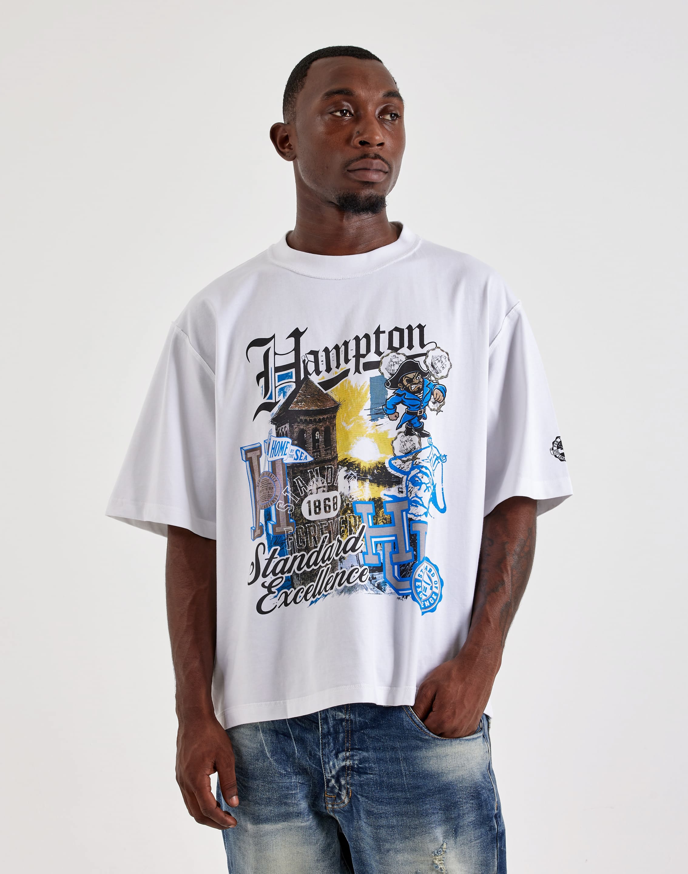 For The Fan Hampton University Tee, image 1 of 4