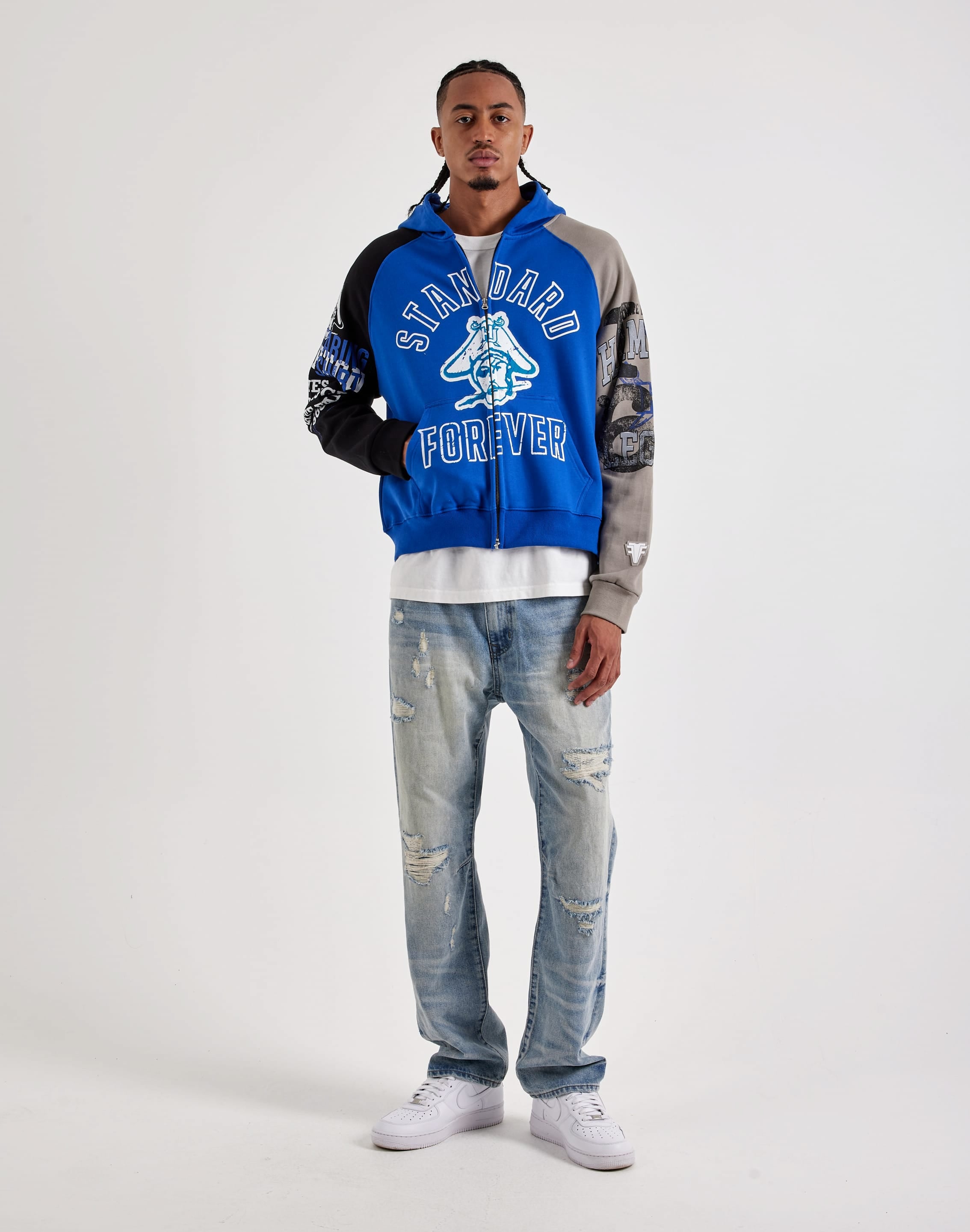 Photo of For The Fan Hampton University Full-Zip Fleece Hoodie