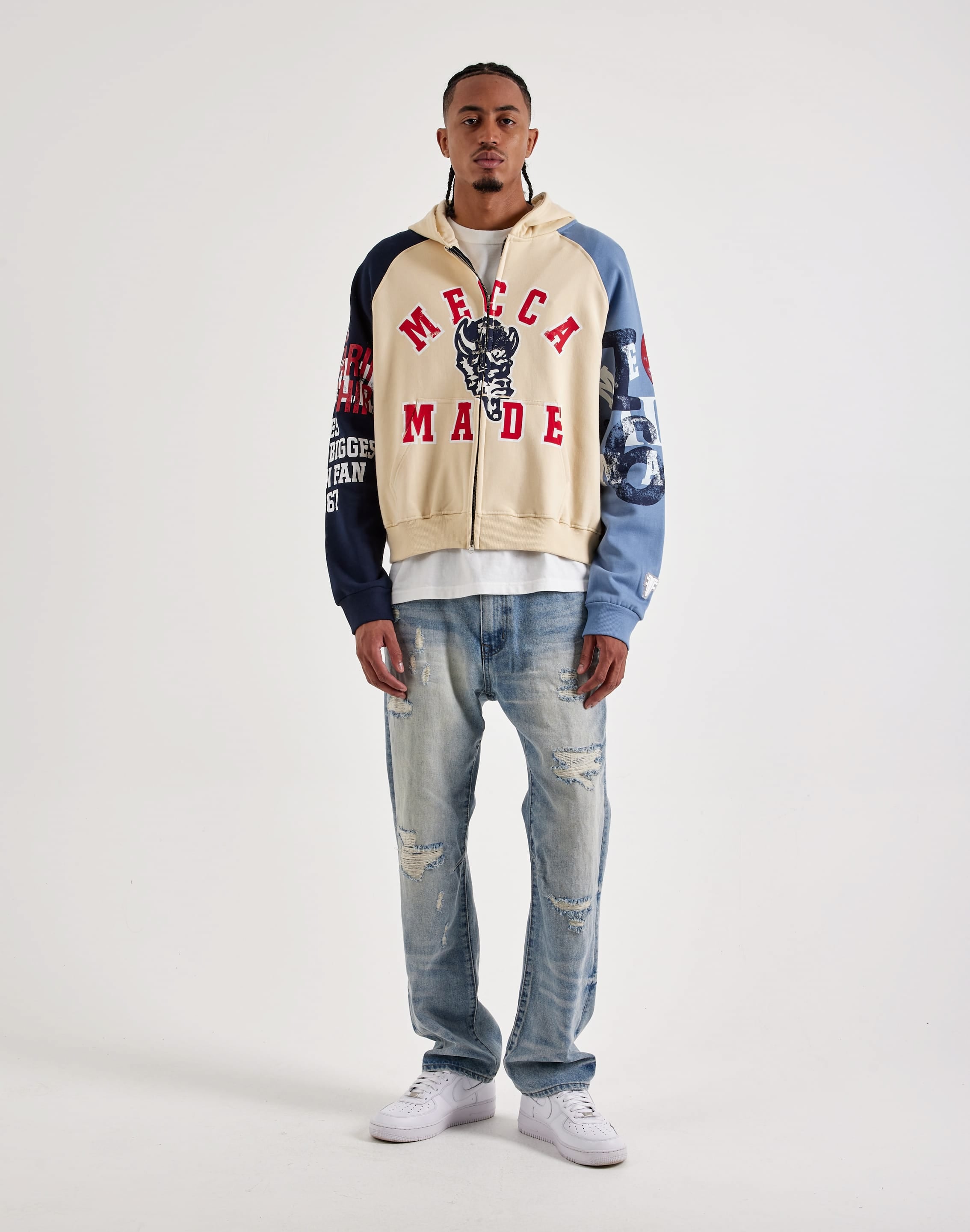 Photo of For The Fan Howard University Full-Zip Fleece Hoodie