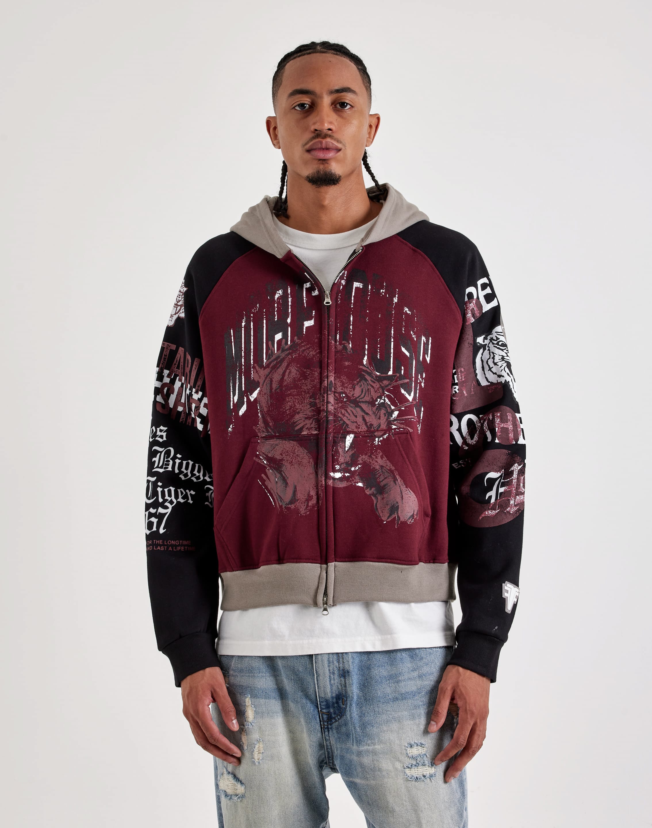Photo of For The Fan Morehouse College Full-Zip Fleece Hoodie