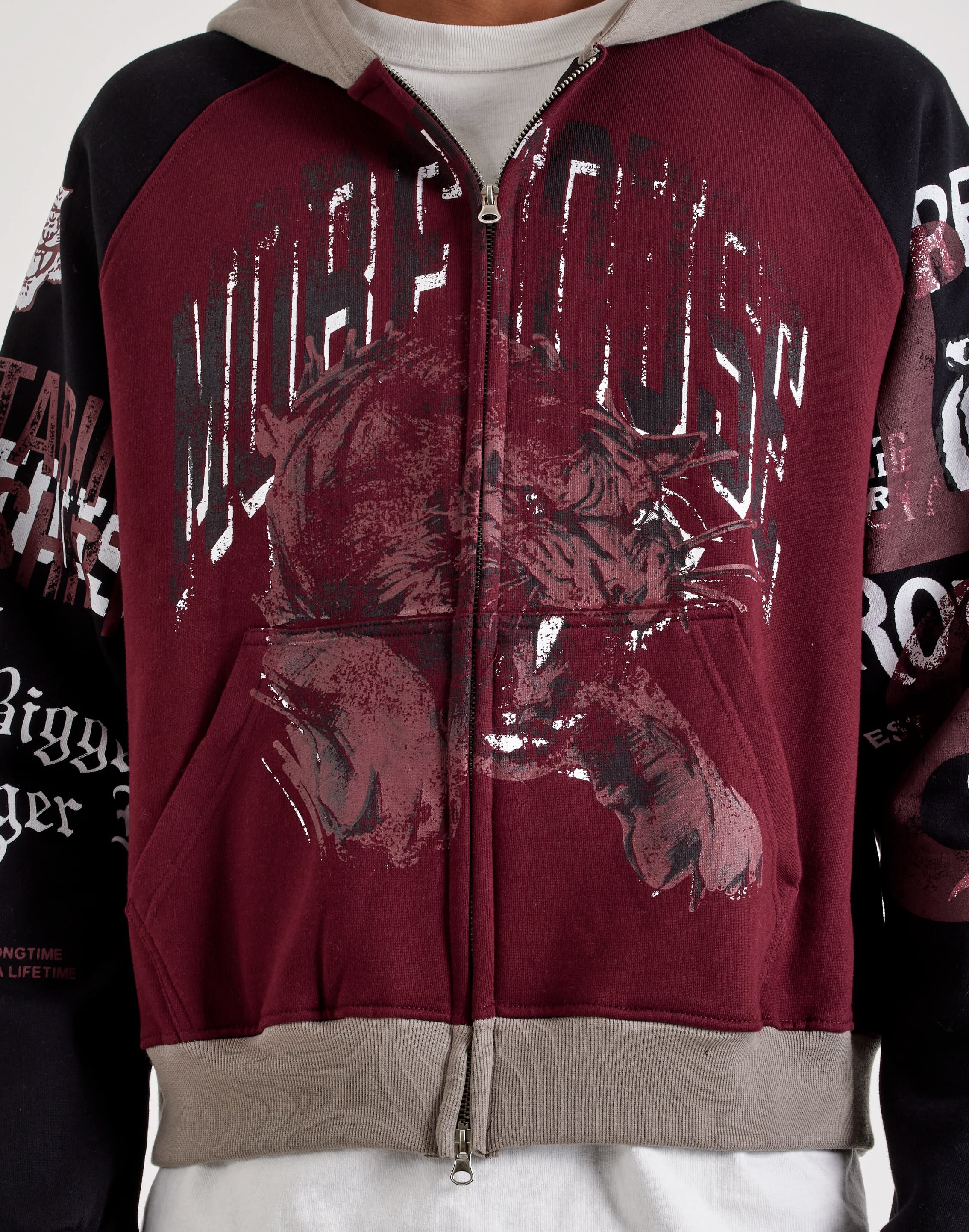 Photo of For The Fan Morehouse College Full-Zip Fleece Hoodie