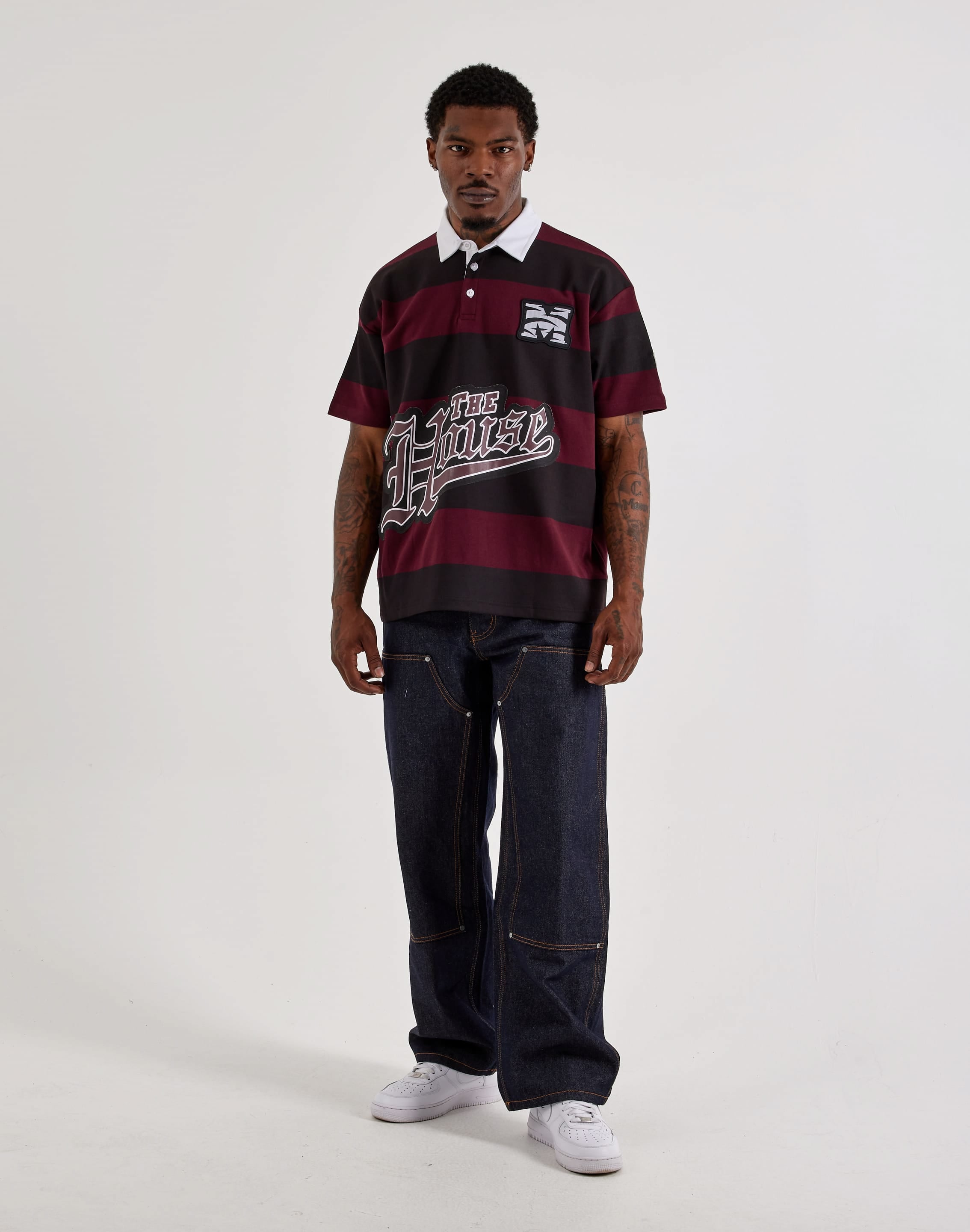 For The Fan Morehouse College Earned Stripes Rugby Shirt, image 4 of 4