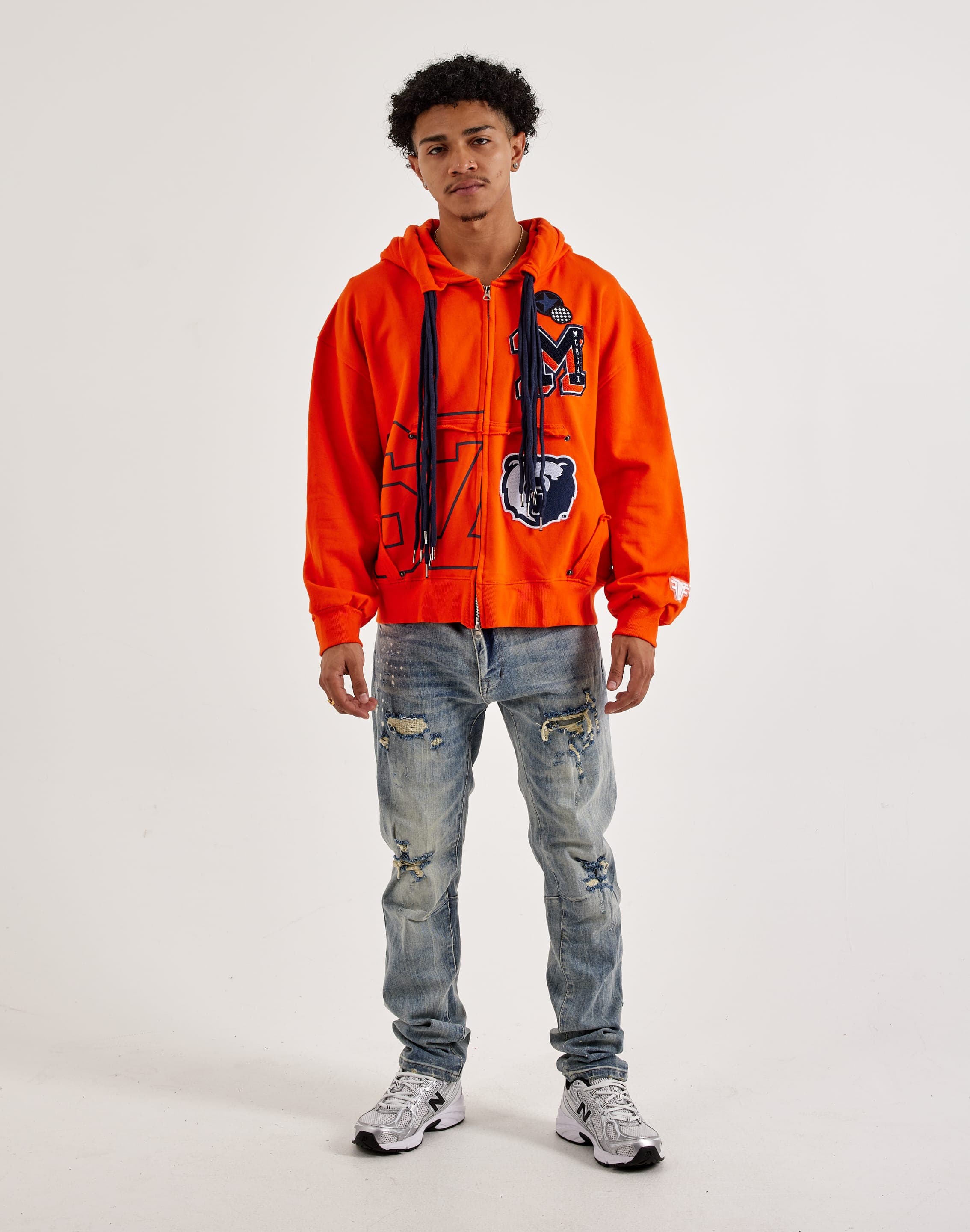 For The Fan Morgan State University Bears Honor Full-Zip Fleece Hoodie