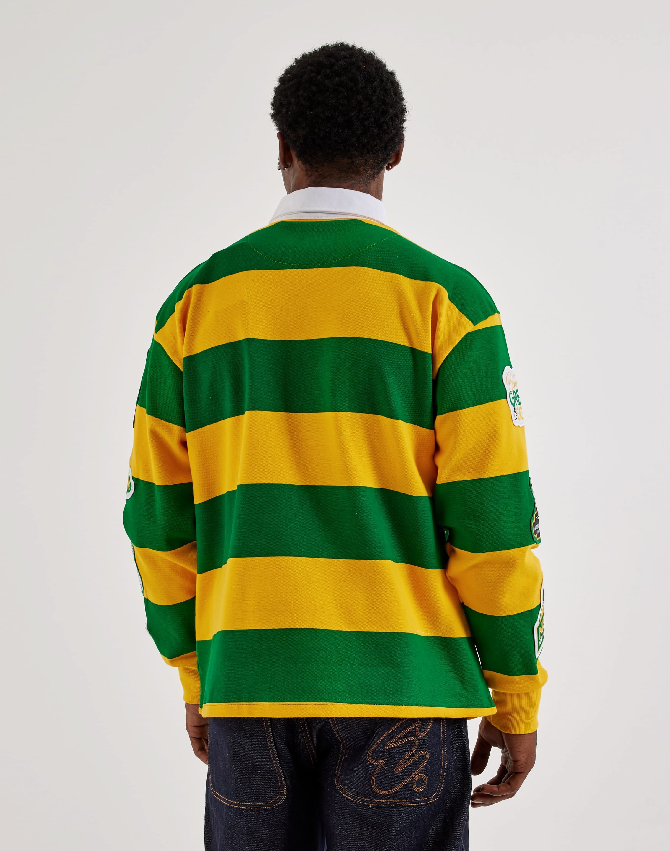 For The Fan Norfolk State University Earned Stripes Long-Sleeve Rugby Shirt, image 5 of 6