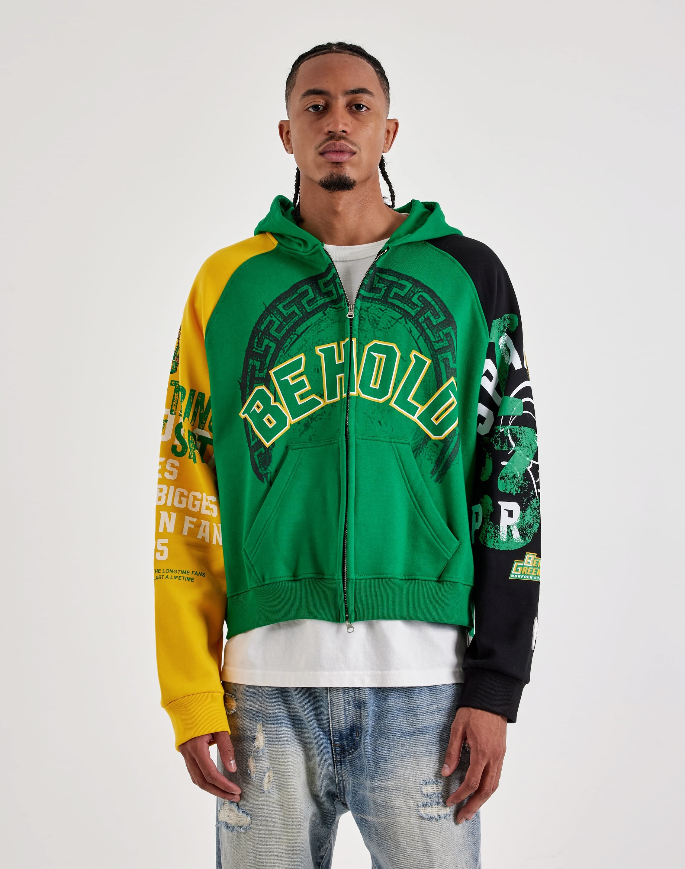 Photo of For The Fan Norfolk State University Full-Zip Fleece Hoodie