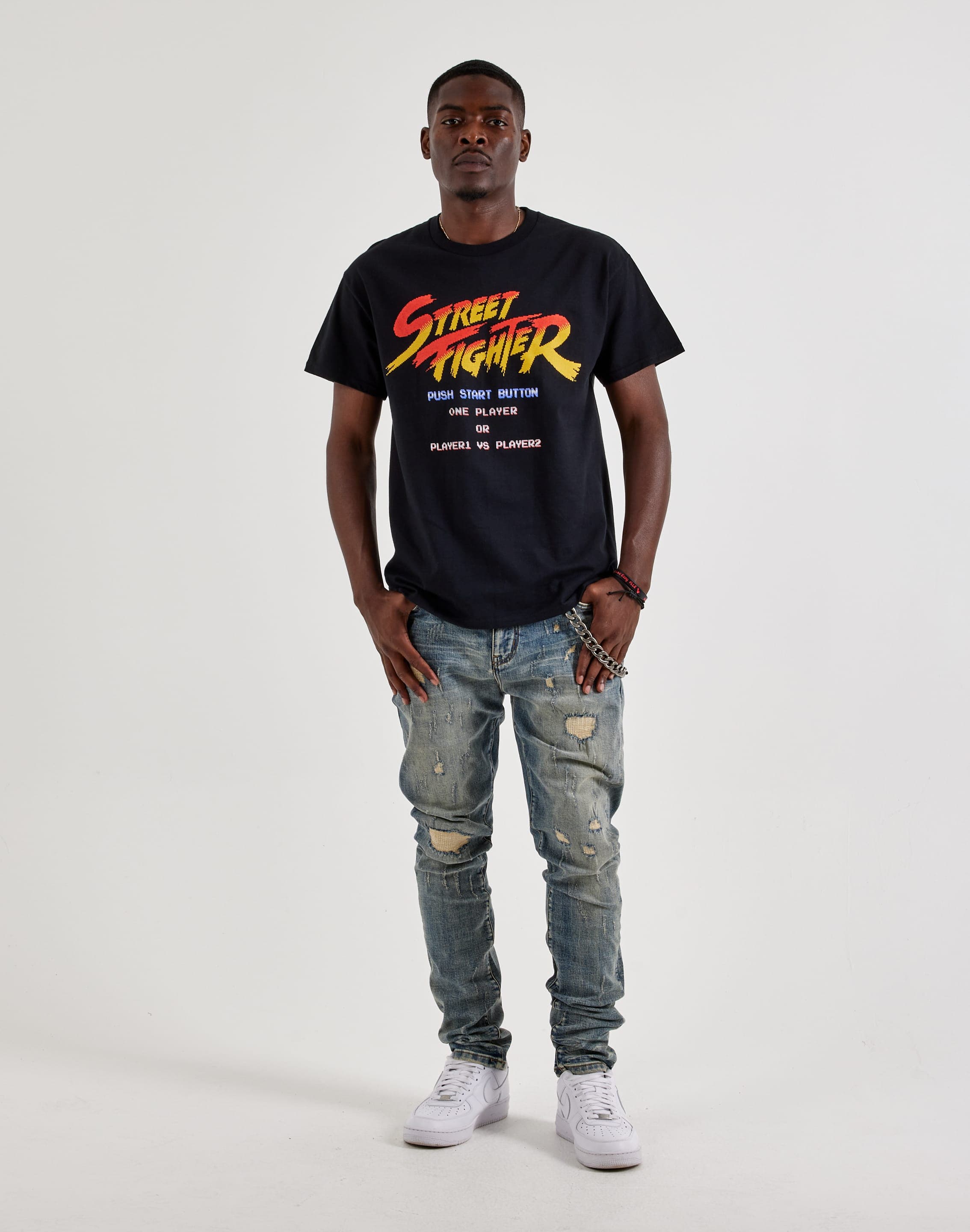 GFTD LA Distressed Flared Denim Jeans, image 4 of 4