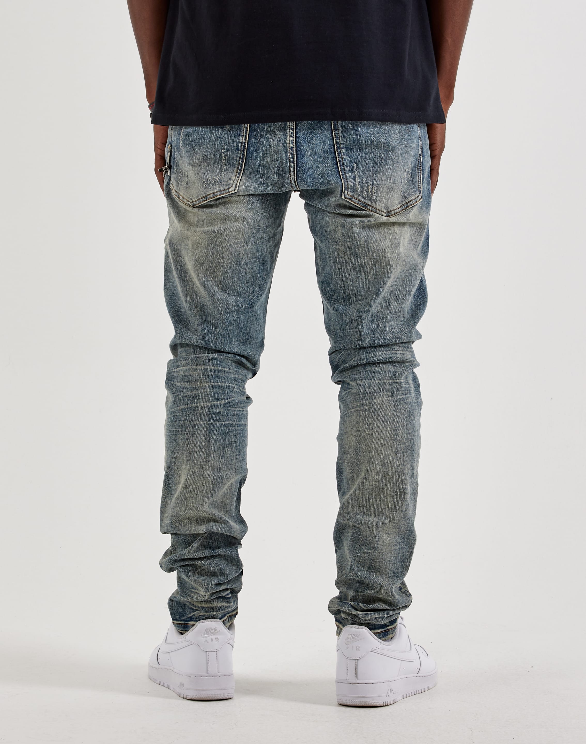 GFTD LA Distressed Flared Denim Jeans, image 3 of 4