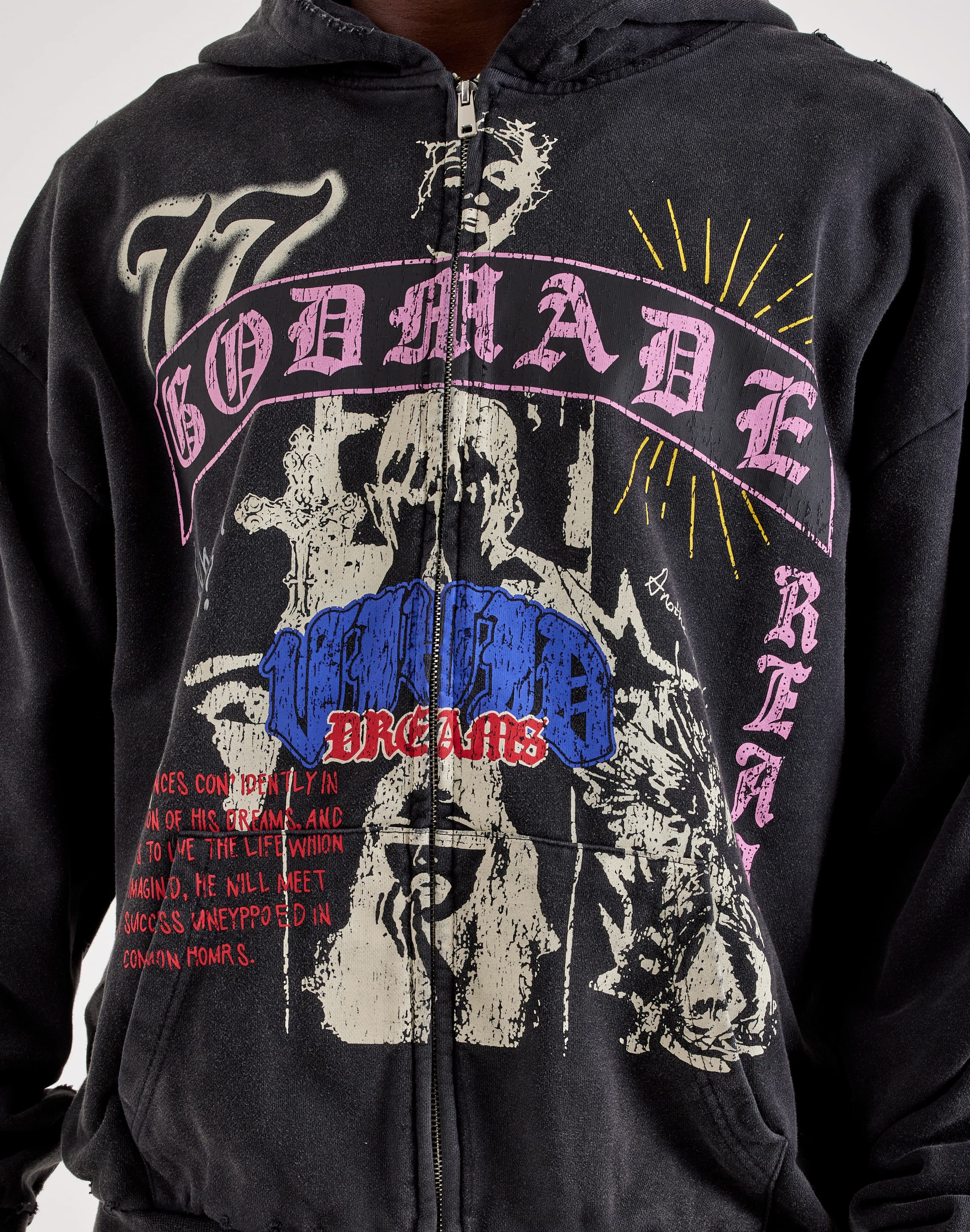 Photo of Godmade 77 Dreams Full-Zip Fleece Hoodie