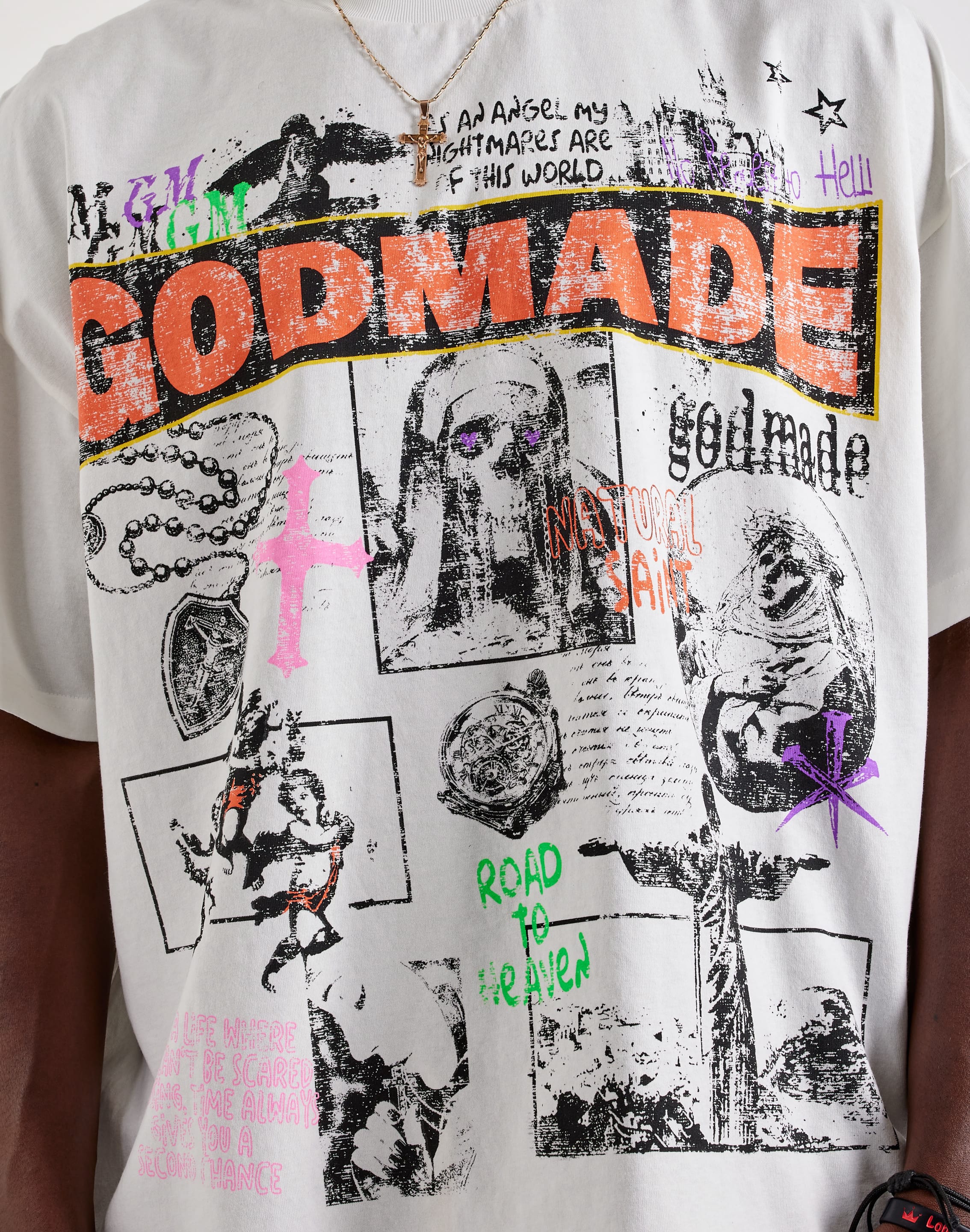 Godmade Natural Saint Tee, image 2 of 4