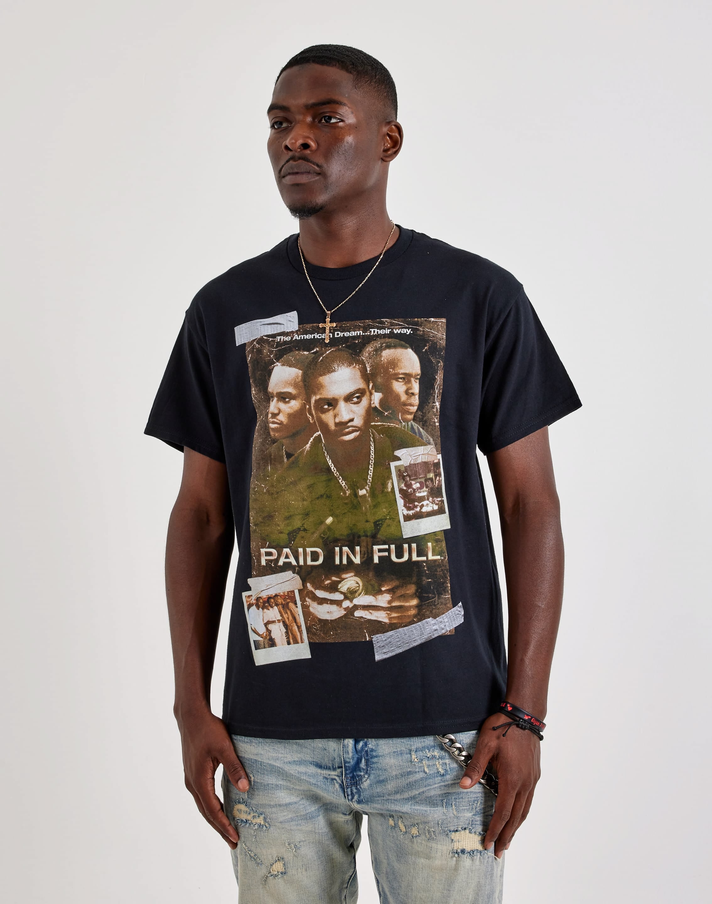 Photo of Goodie Two Sleeves Paid In Full Movie Poster Tee