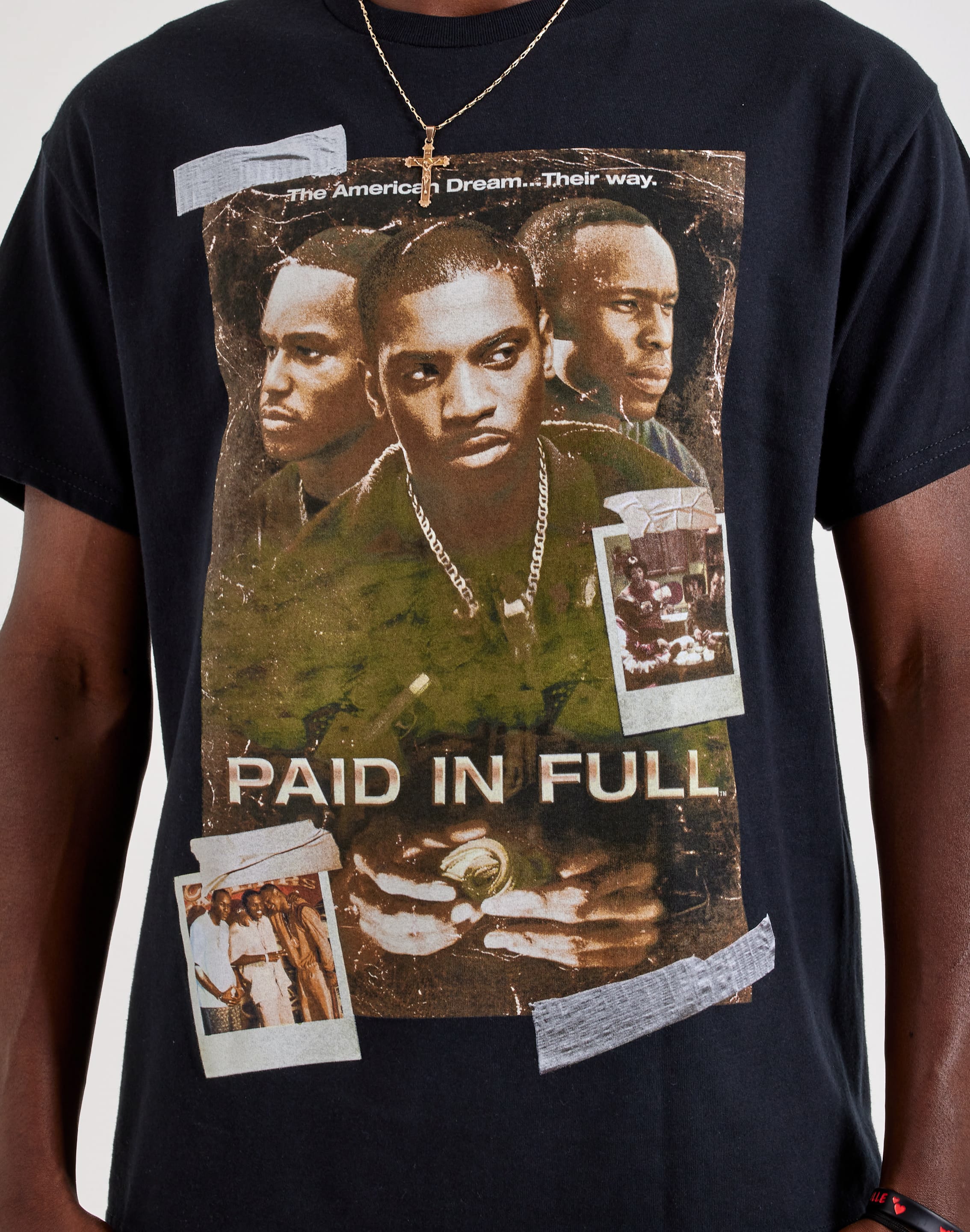 Photo of Goodie Two Sleeves Paid In Full Movie Poster Tee