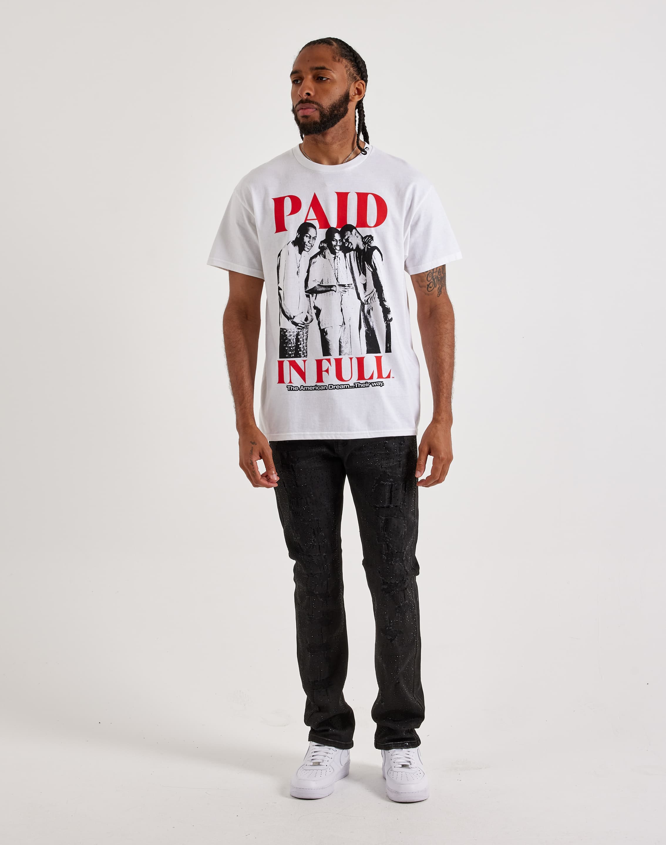 Photo of GOODIE TWO SLEEVES LLC Paid in Full Graphic T-Shirt