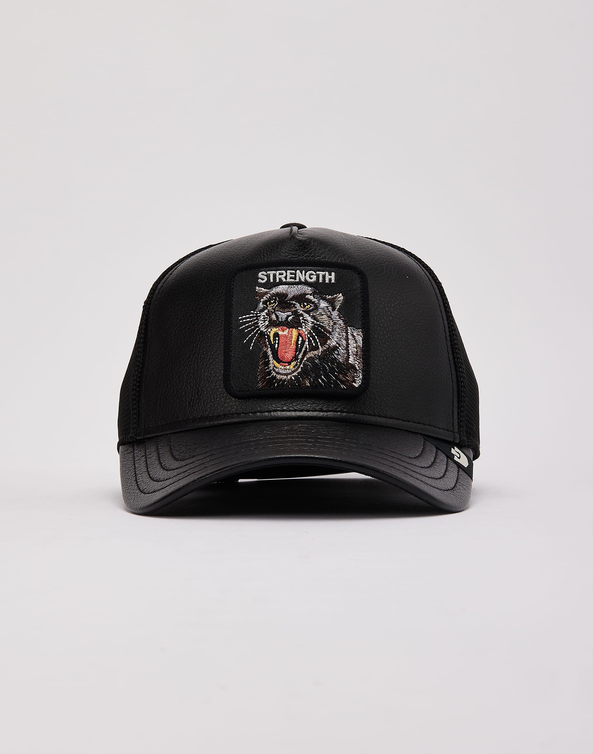 Photo of Goorin Bros Faux Leather Panther Trucker Hat