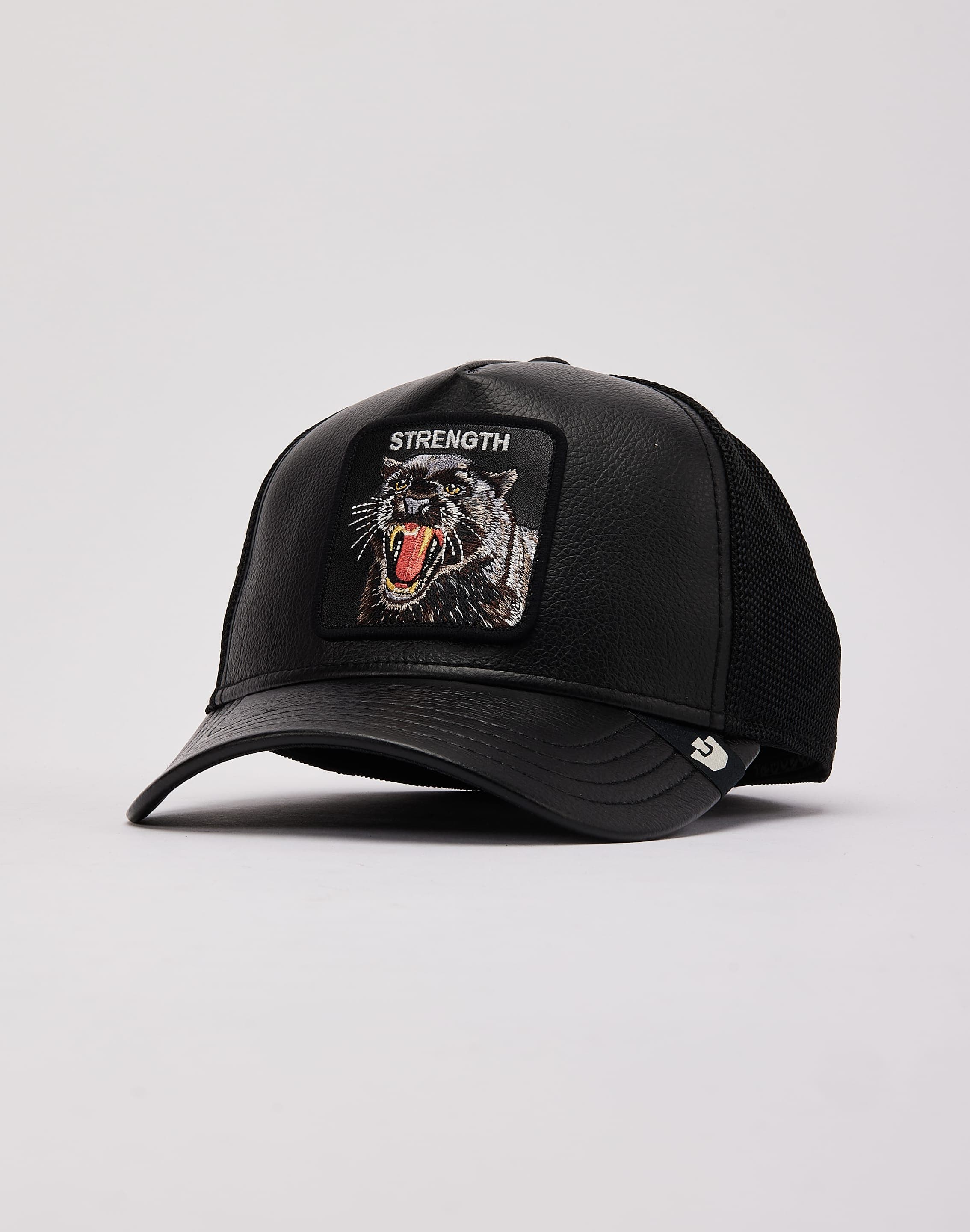 Photo of Goorin Bros Faux Leather Panther Trucker Hat