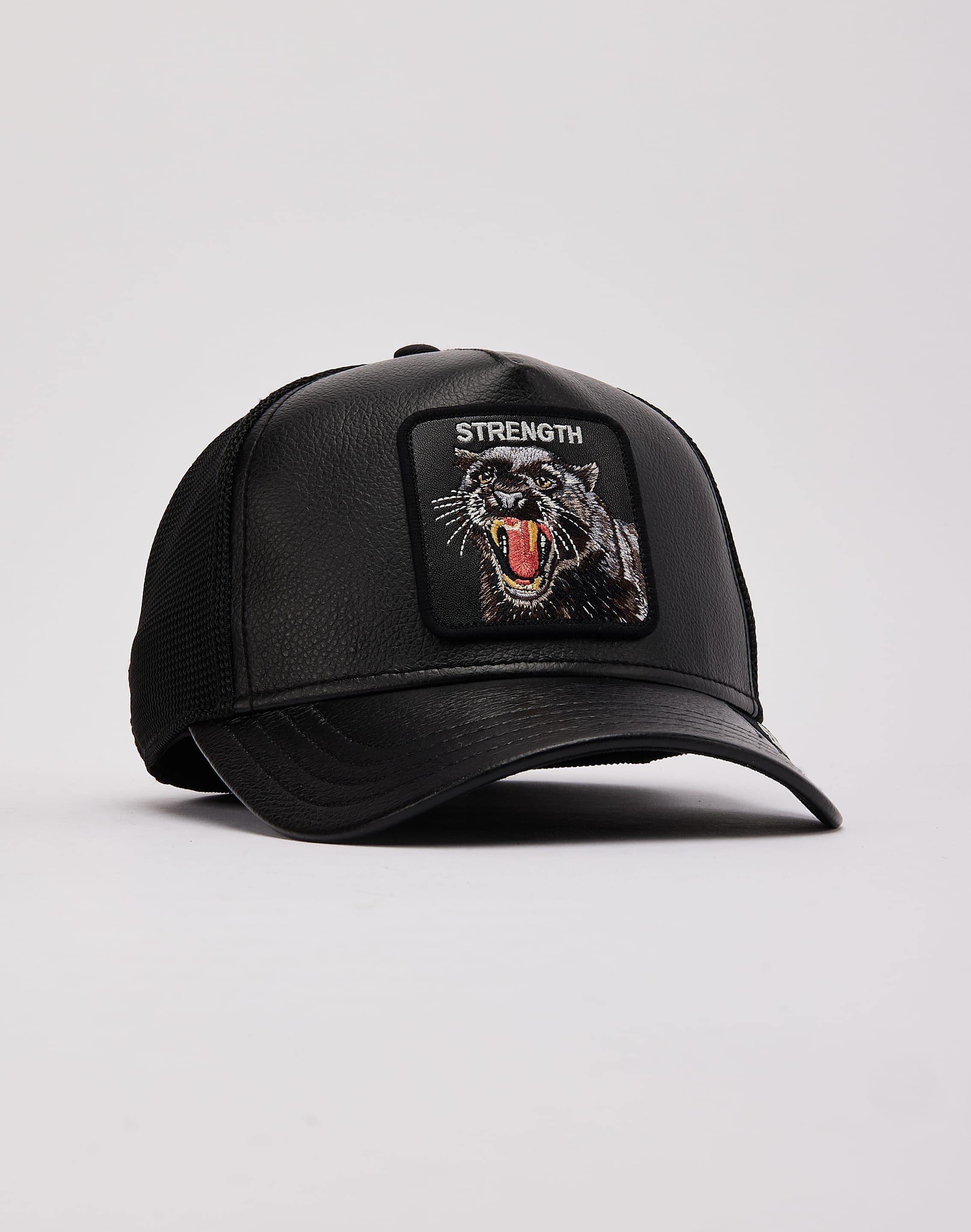Photo of Goorin Bros Faux Leather Panther Trucker Hat