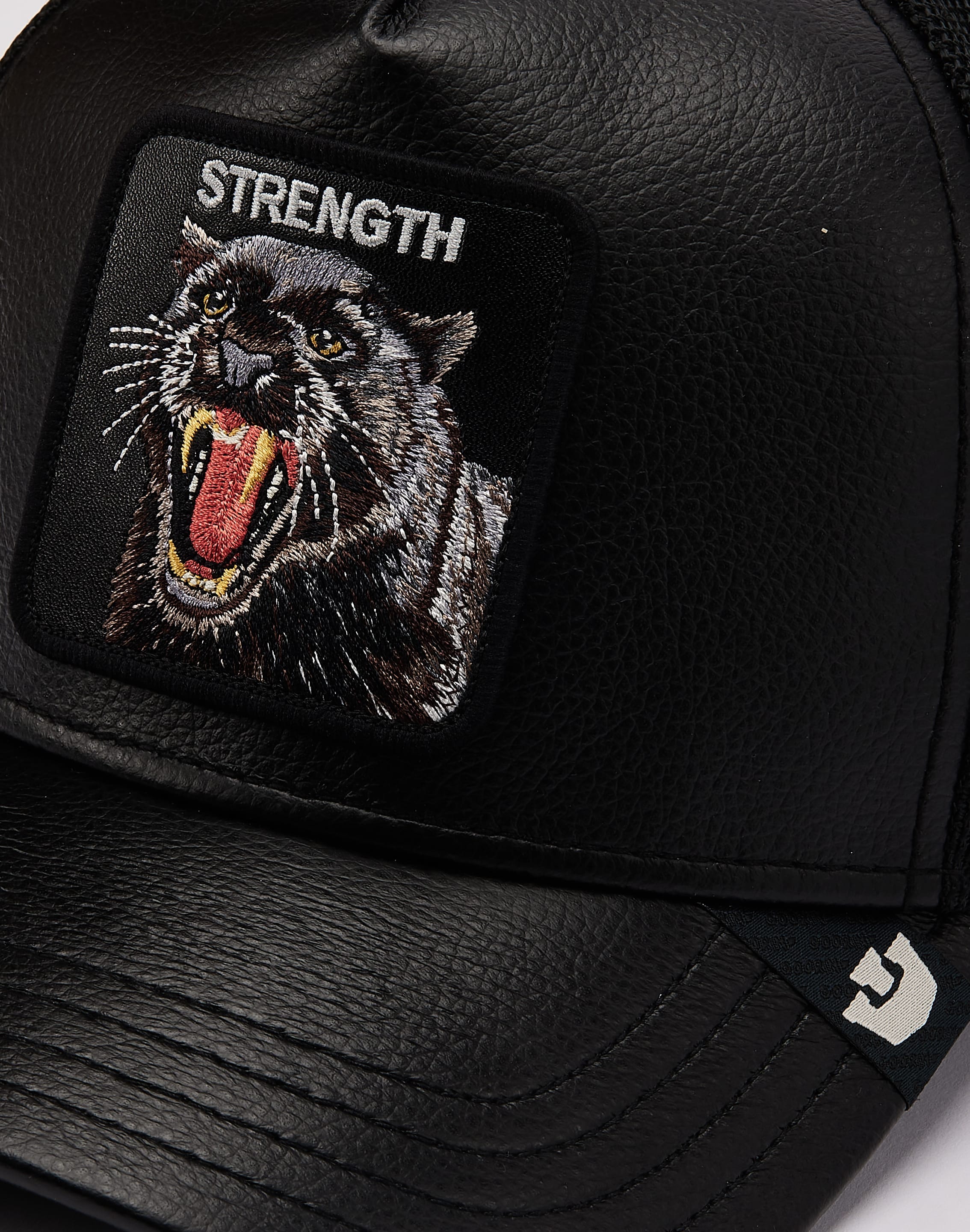 Photo of Goorin Bros Faux Leather Panther Trucker Hat