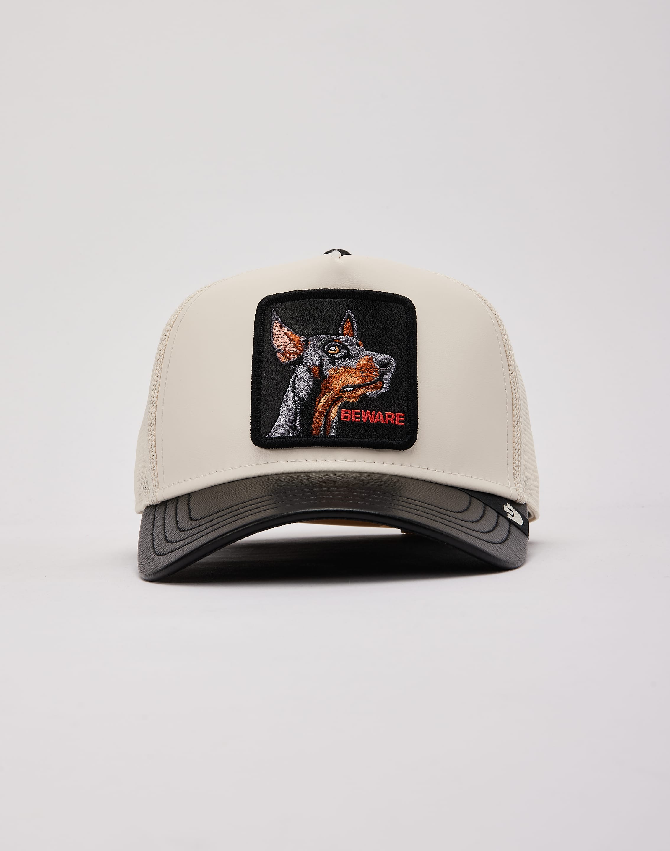Goorin Bros Faux Leather Doberman Trucker Hat, image 2 of 6