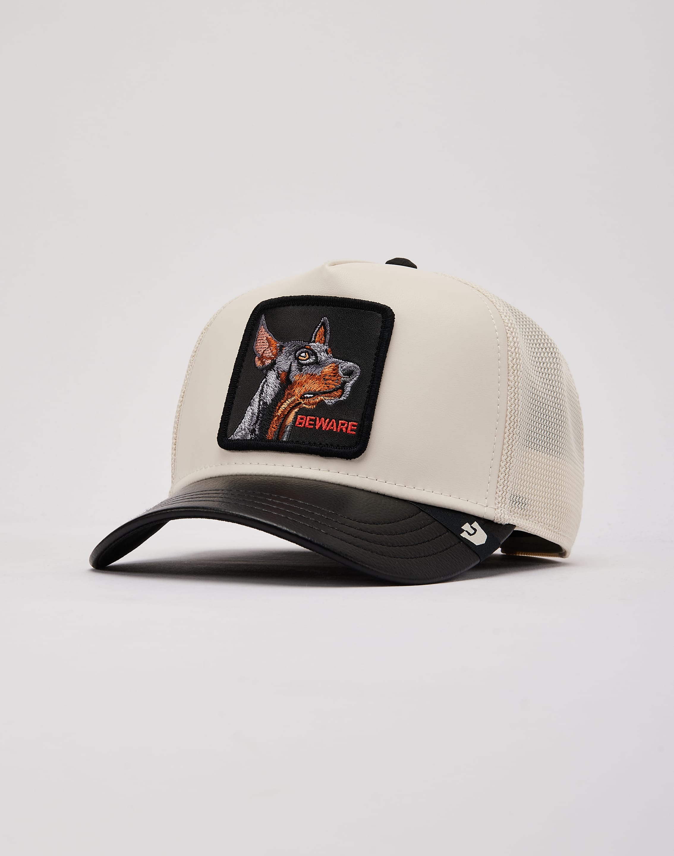 Goorin Bros Faux Leather Doberman Trucker Hat, image 1 of 6