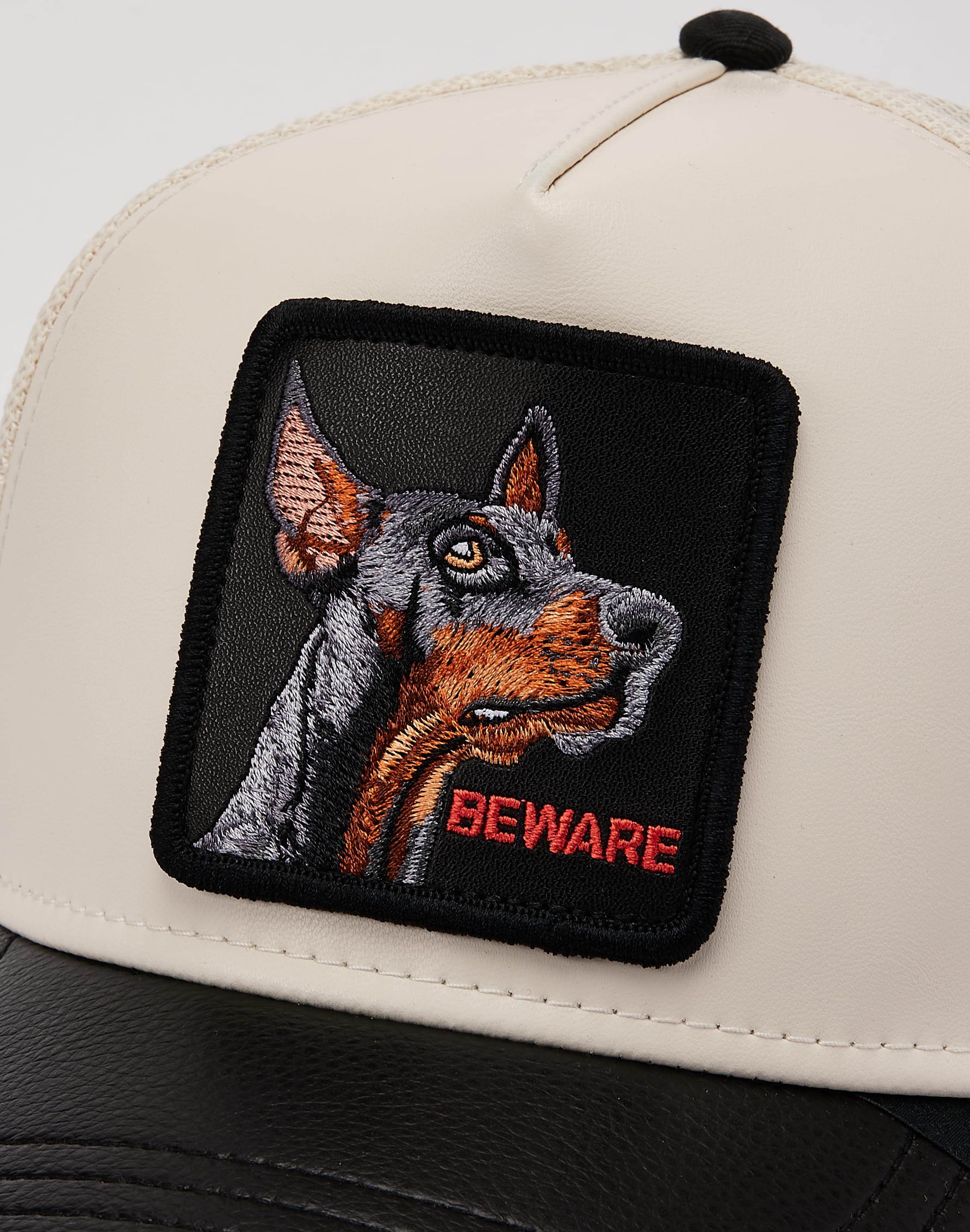 Goorin Bros Faux Leather Doberman Trucker Hat, image 4 of 6