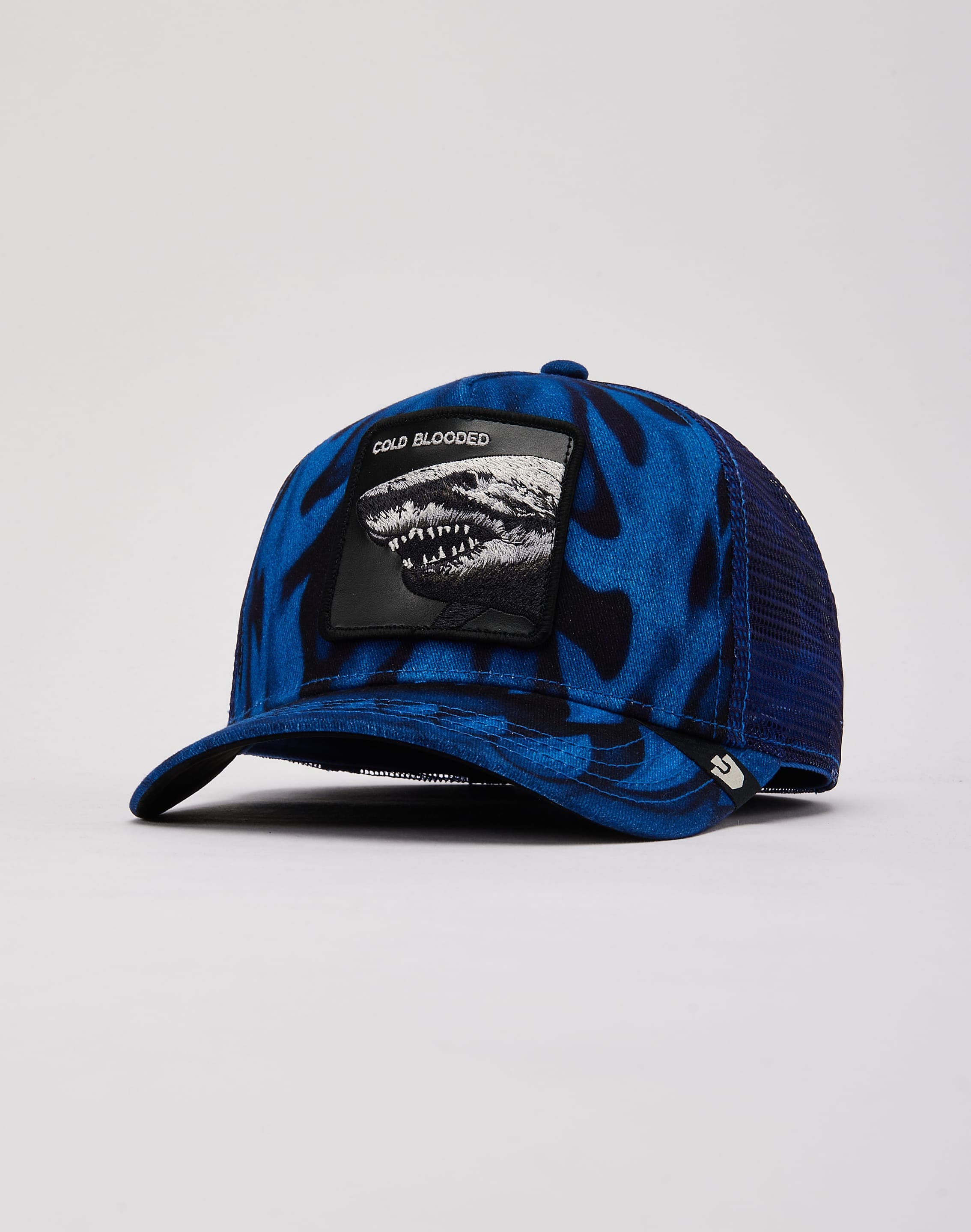 Goorin Bros Crazy Flames Shark Trucker Hat, image 1 of 6