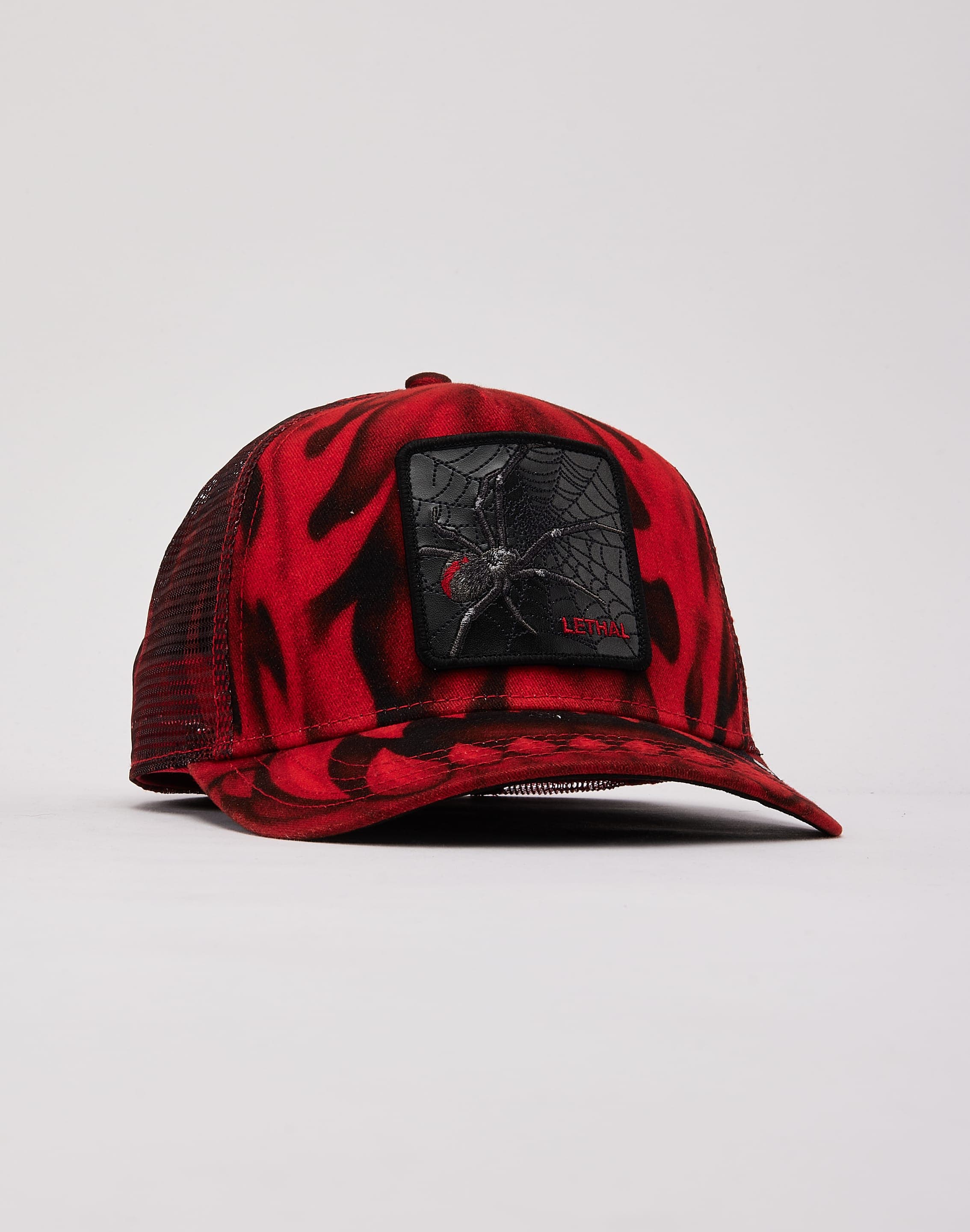 Goorin Bros Crazy Flames Spider Trucker Hat, image 3 of 6