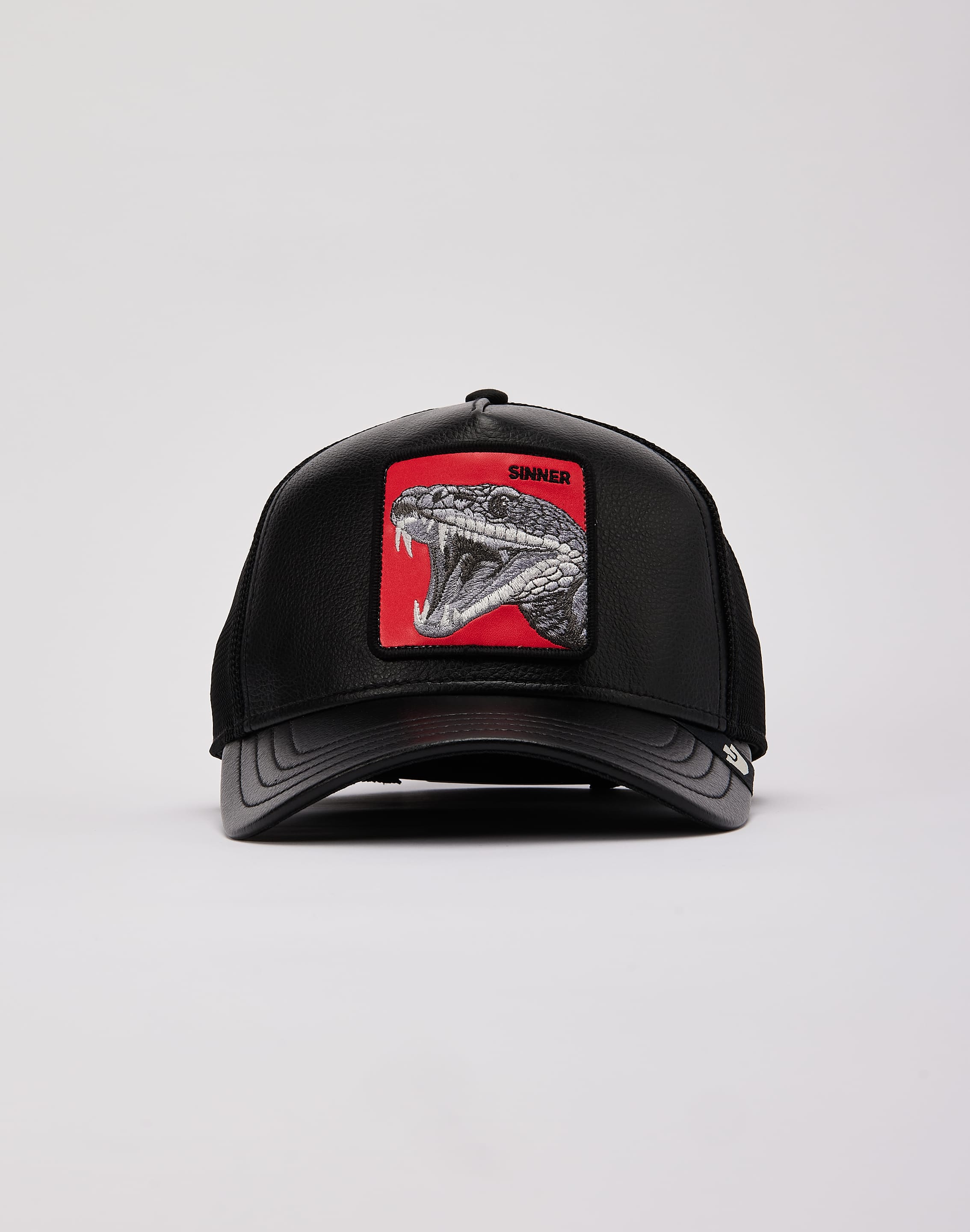 Photo of Goorin Bros Faux Leather Pop Snake Trucker Hat