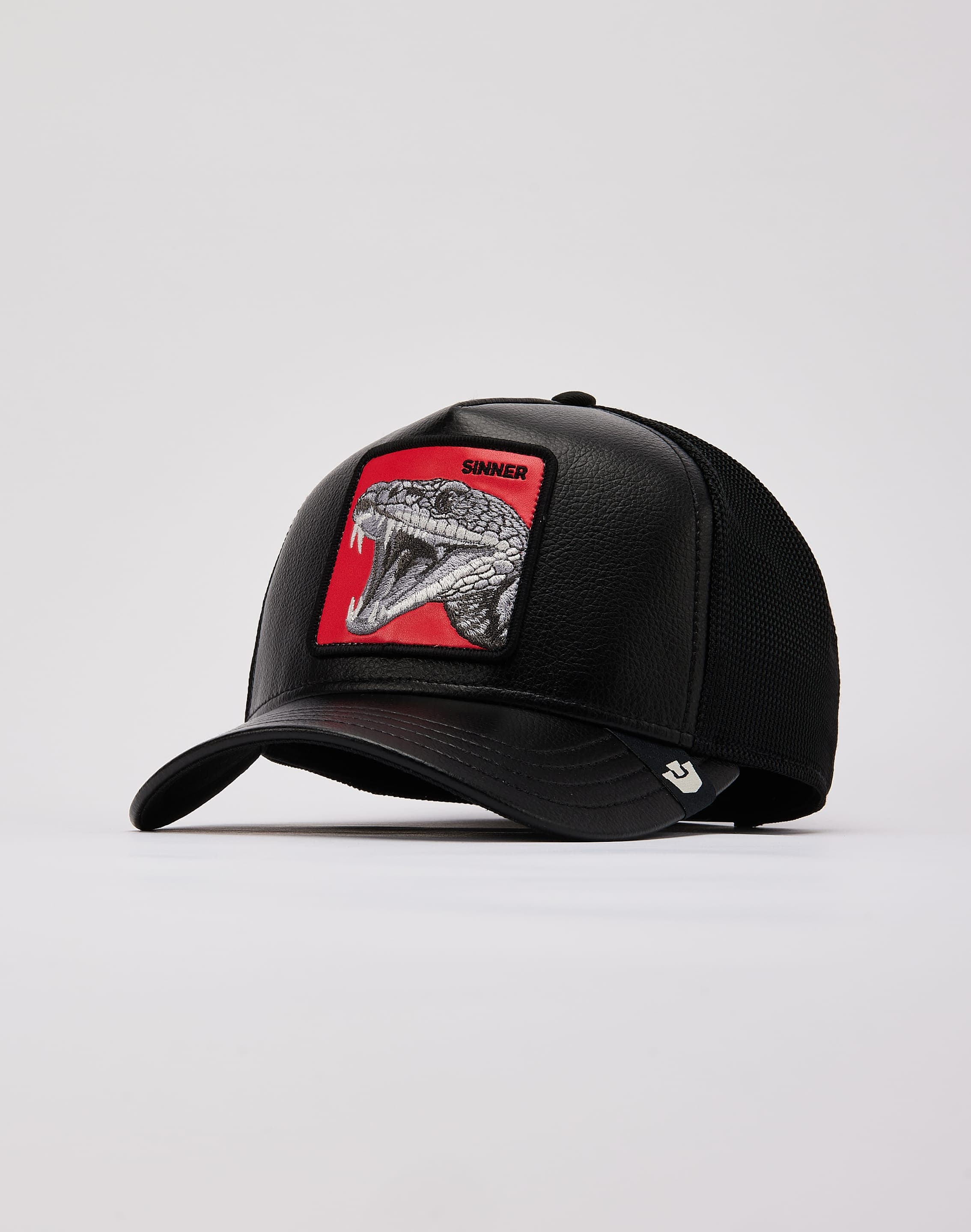 Photo of Goorin Bros Faux Leather Pop Snake Trucker Hat