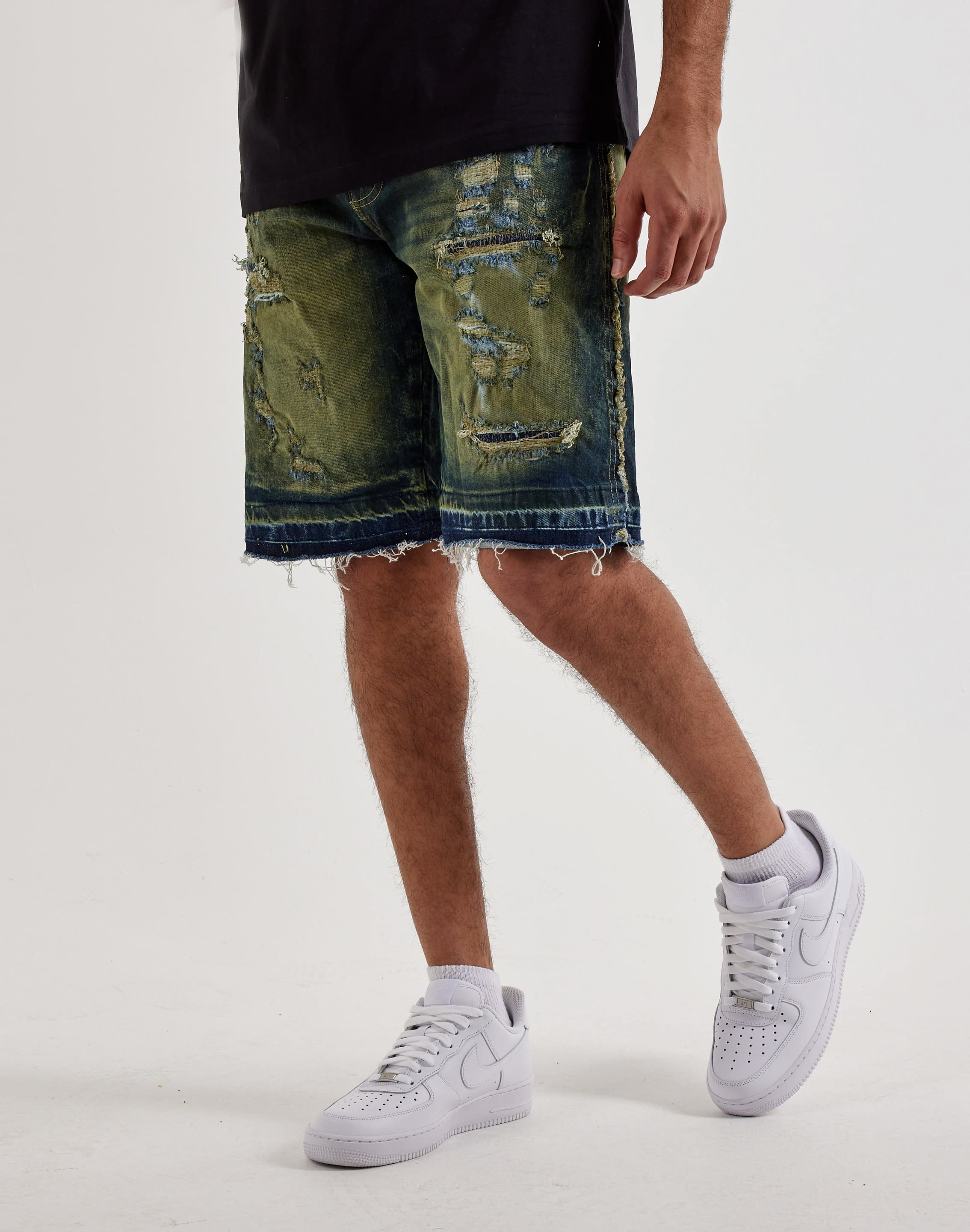 Photo of Grindhouse Distressed Denim Shorts