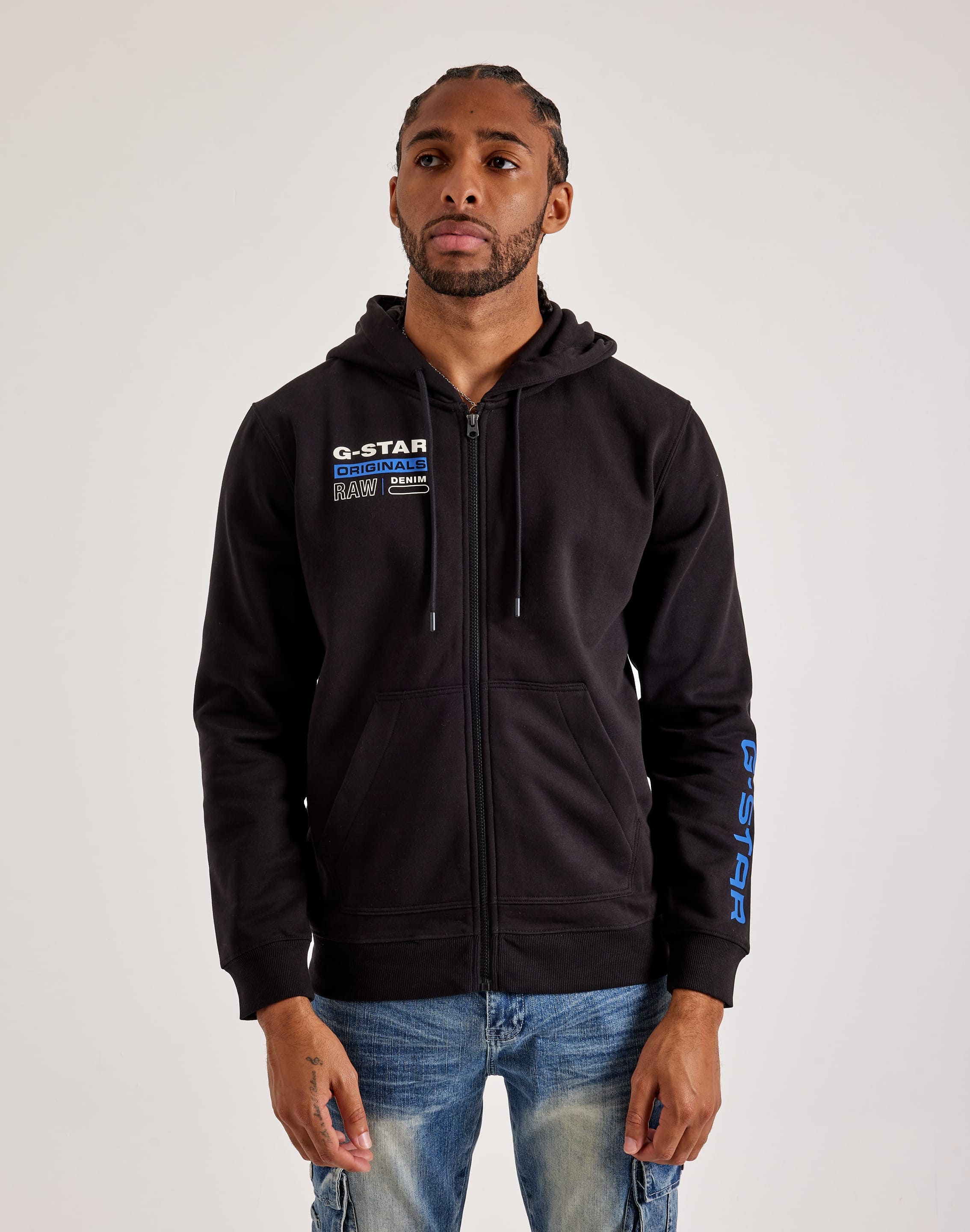 G-STAR RAW Distressed Originals Hooded Sweat, Beige (Whitebait D24414-d562-1603), XL G-STAR RAW Distressed Originals Hooded Sweat, Beige (Whitebait D24414-d562-1603), XL