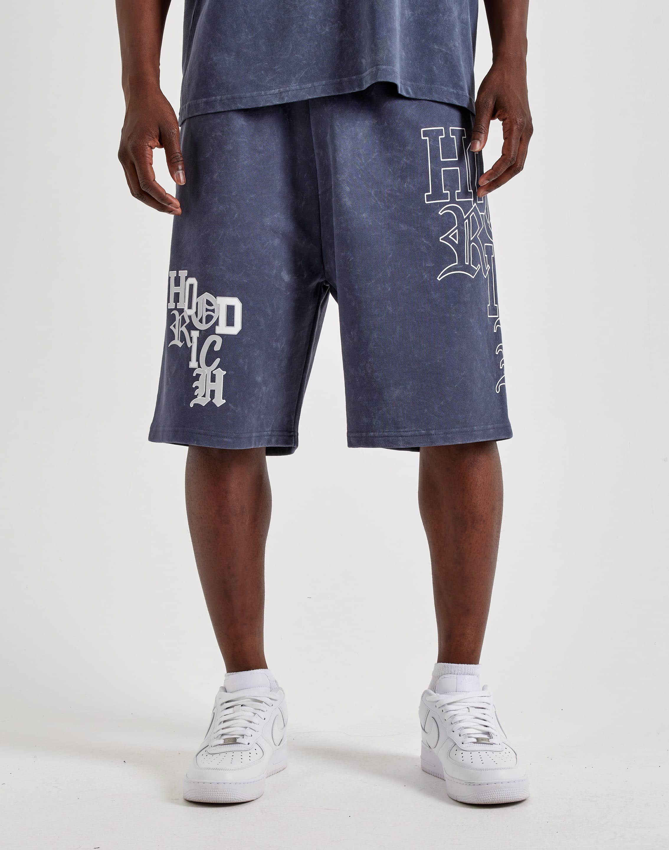 Photo of Hoodrich Oversized Washed Fleece Shorts