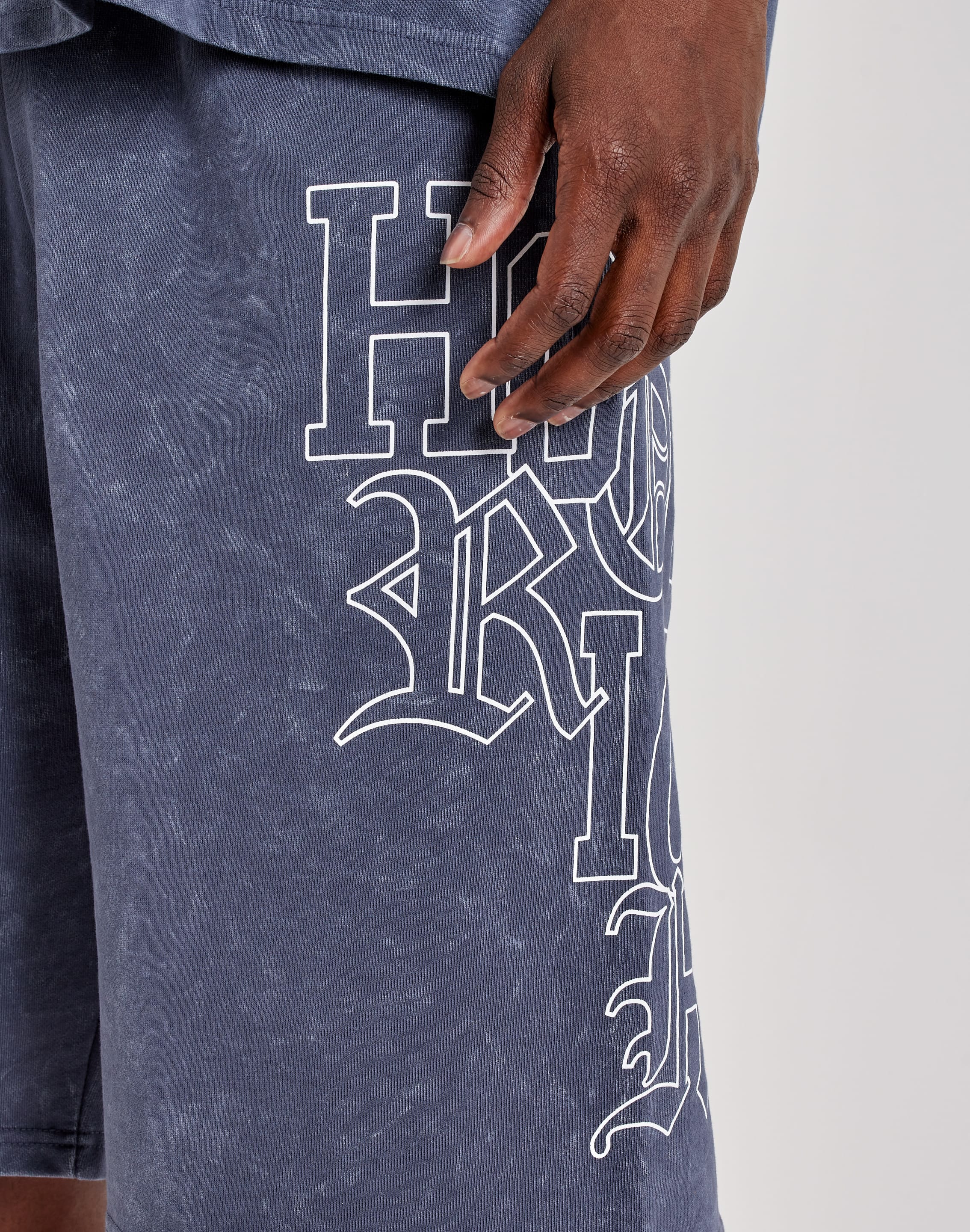 Photo of Hoodrich Oversized Washed Fleece Shorts